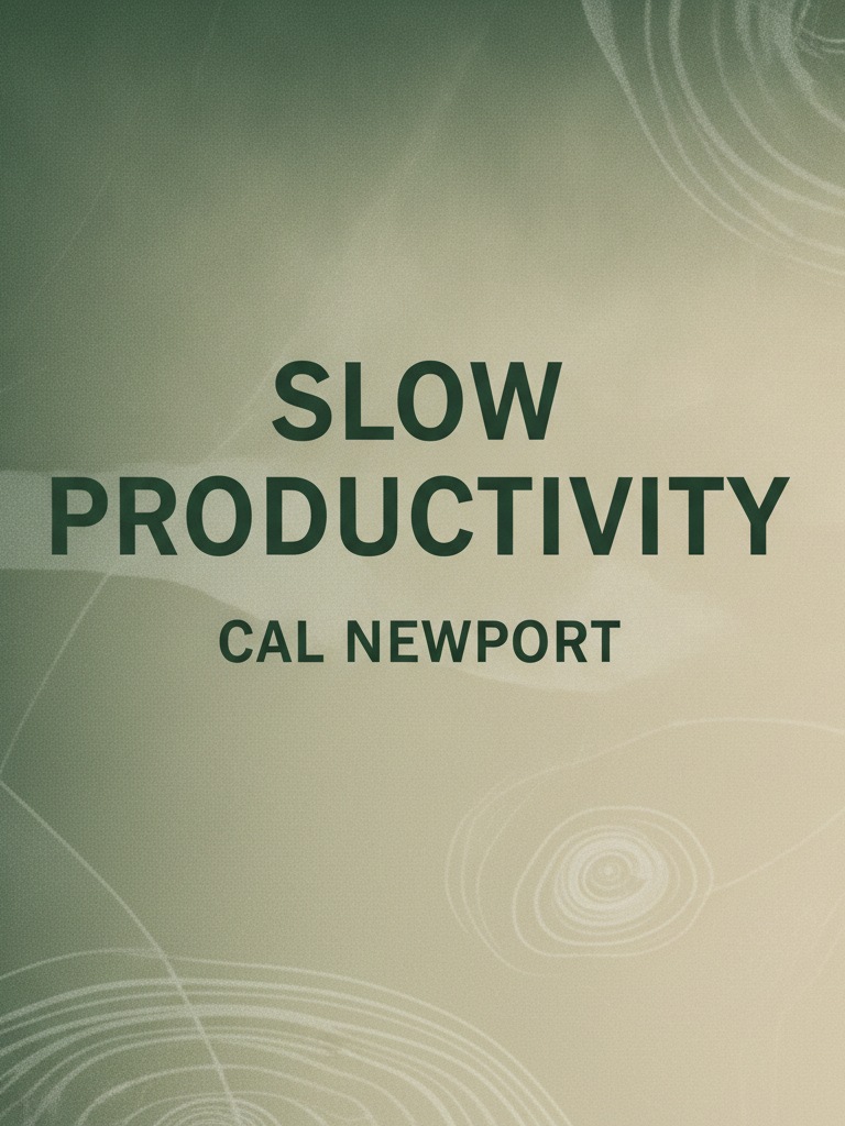 Slow Productivity