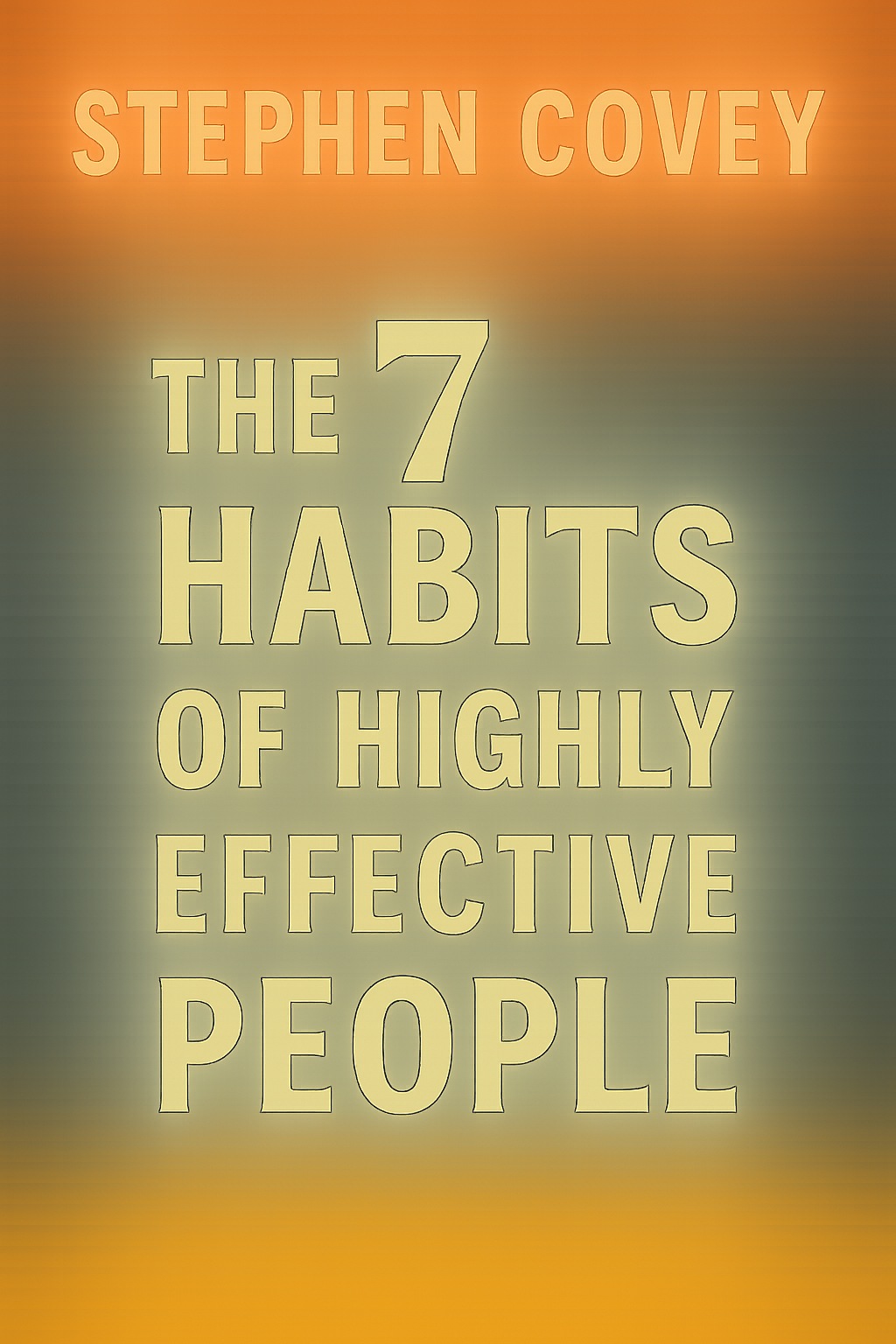 The 7 Habits of Highly Effective People