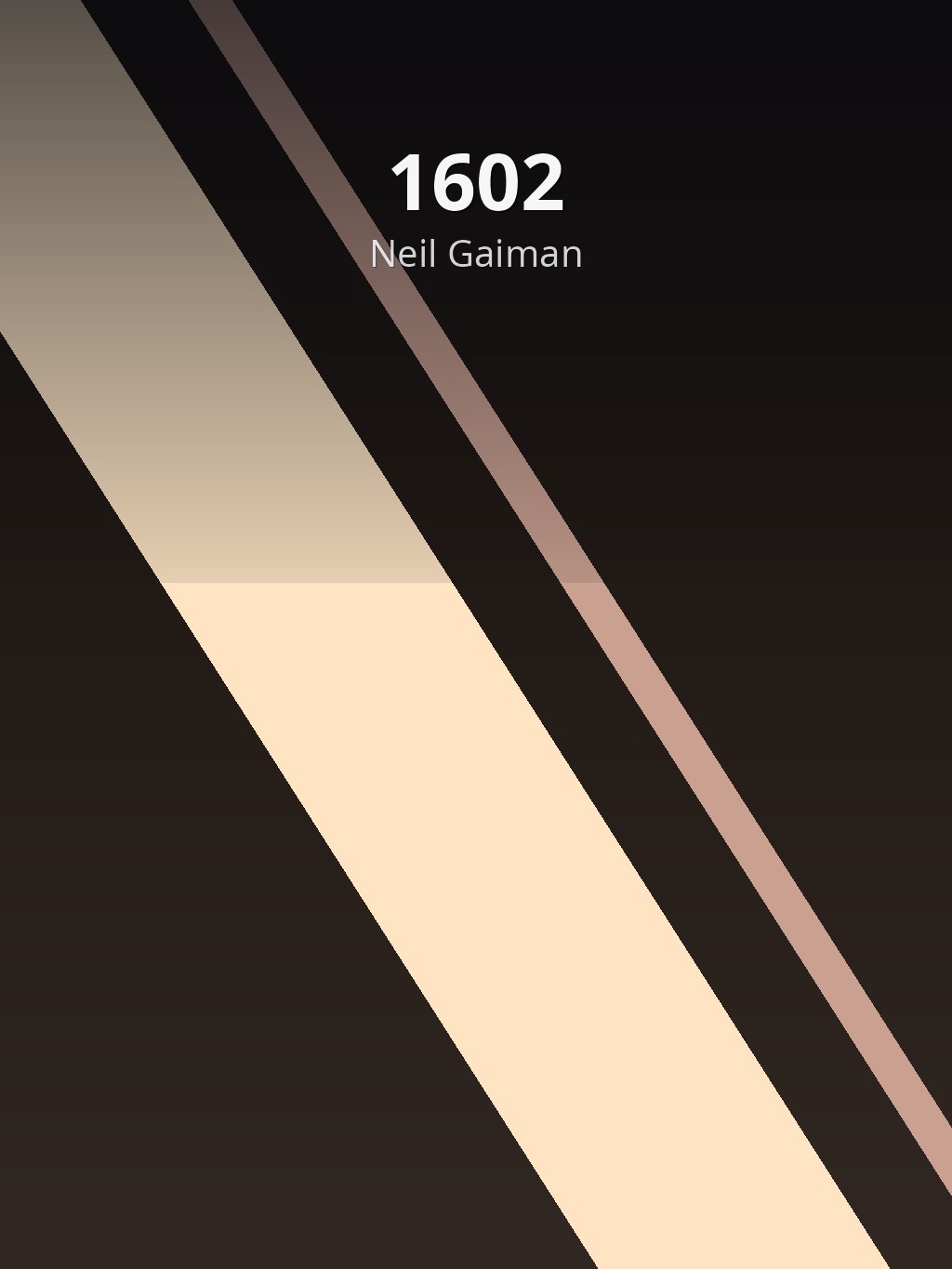 1602 by Neil Gaiman book cover