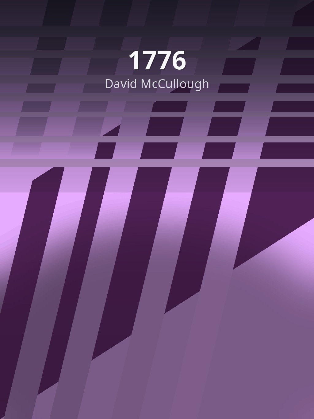 1776 by David McCullough book cover