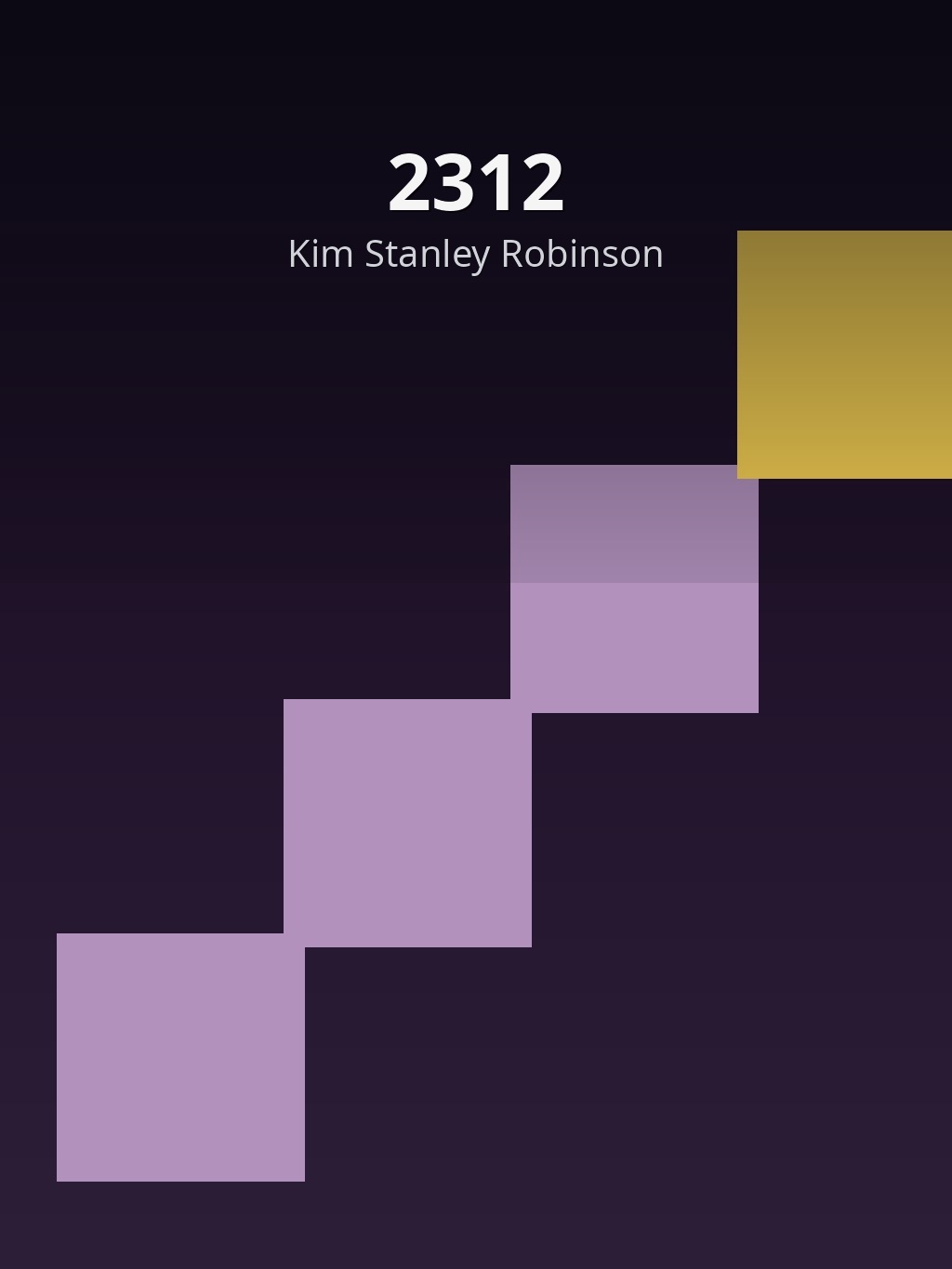2312 by Kim Stanley Robinson book cover