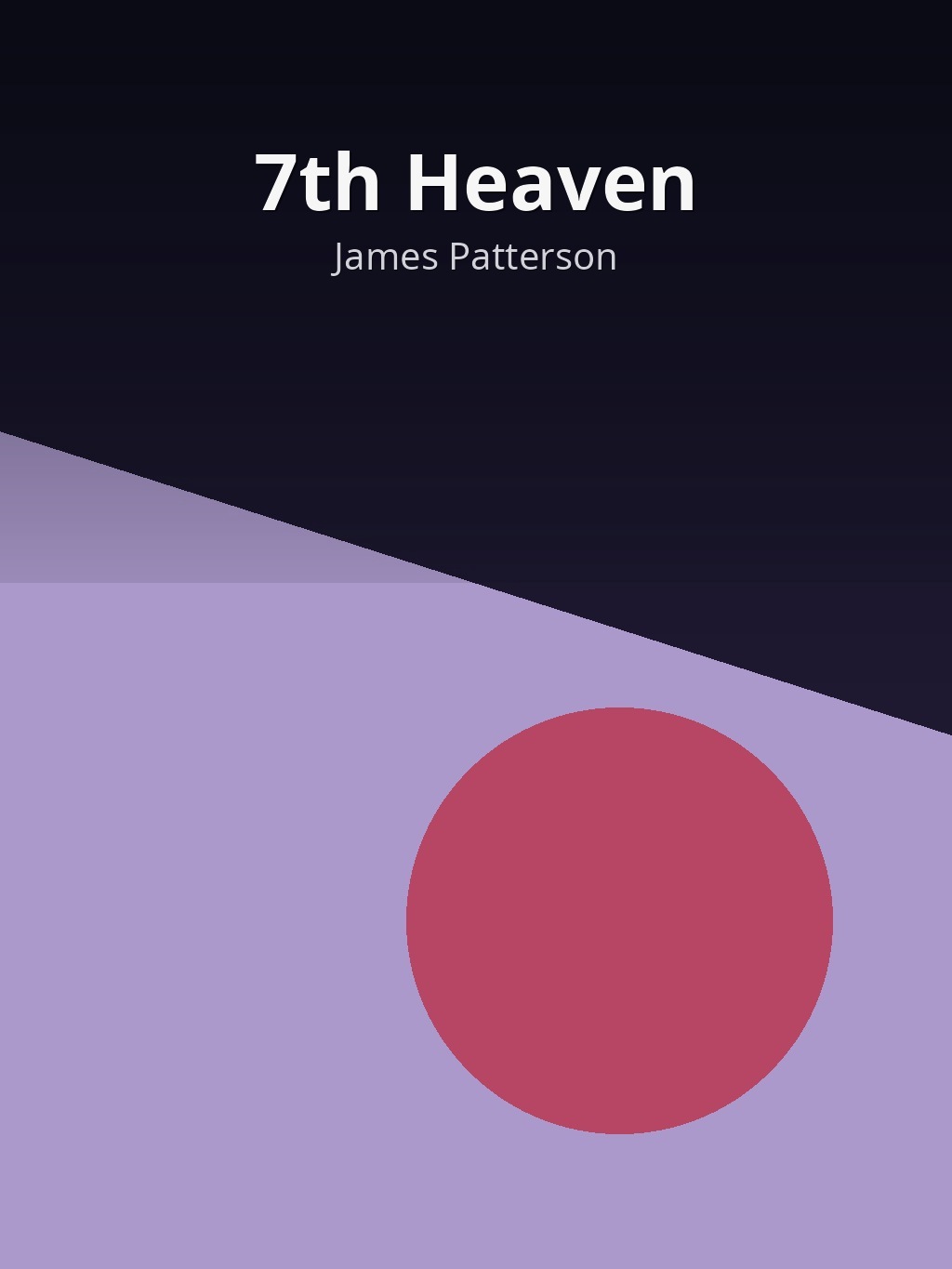7th Heaven by James Patterson book cover