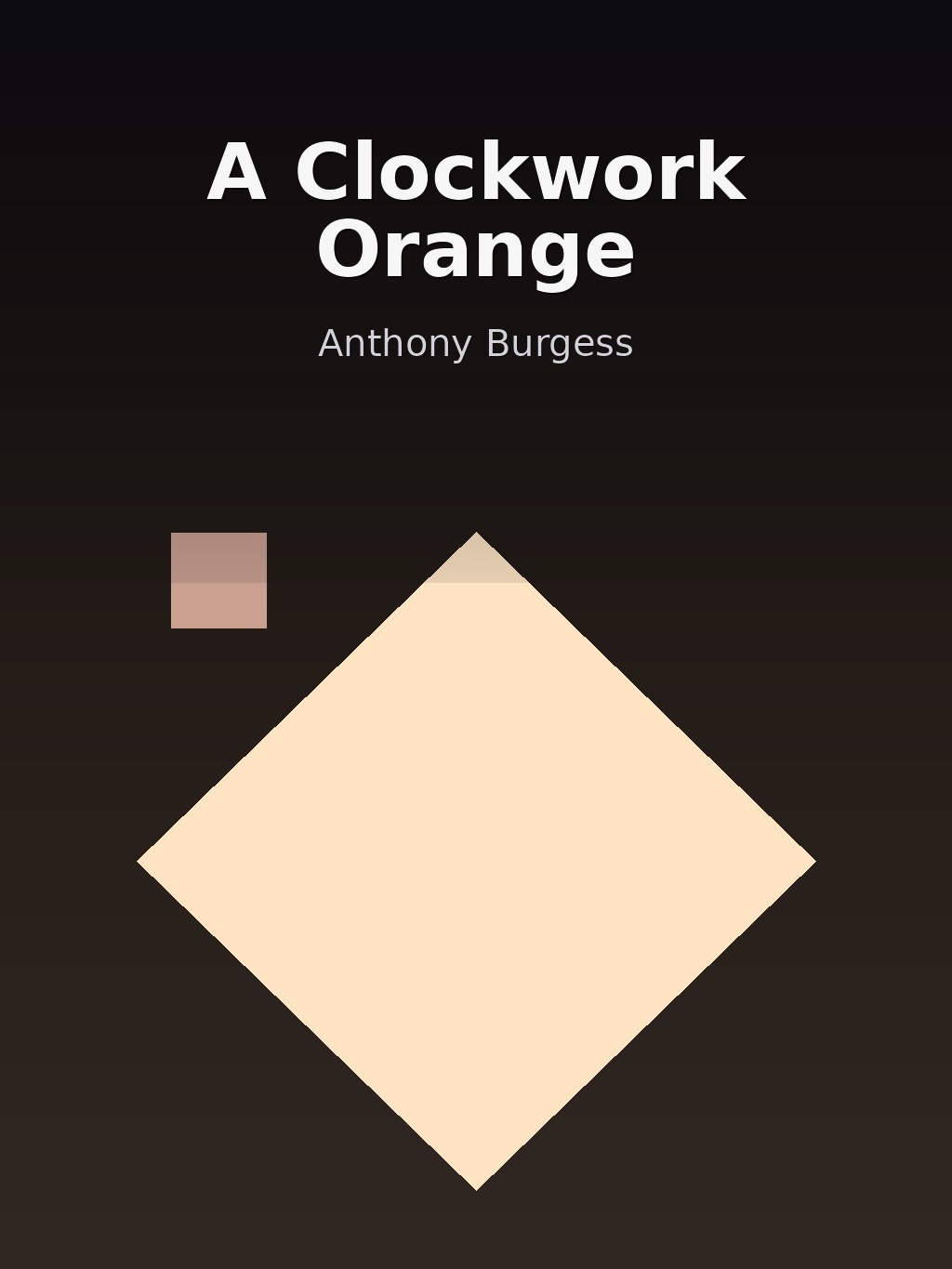 A Clockwork Orange by Anthony Burgess book cover