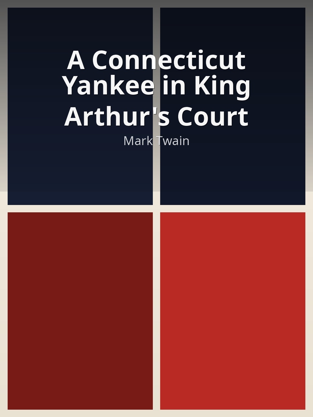 A Connecticut Yankee in King Arthur's Court by Mark Twain book cover