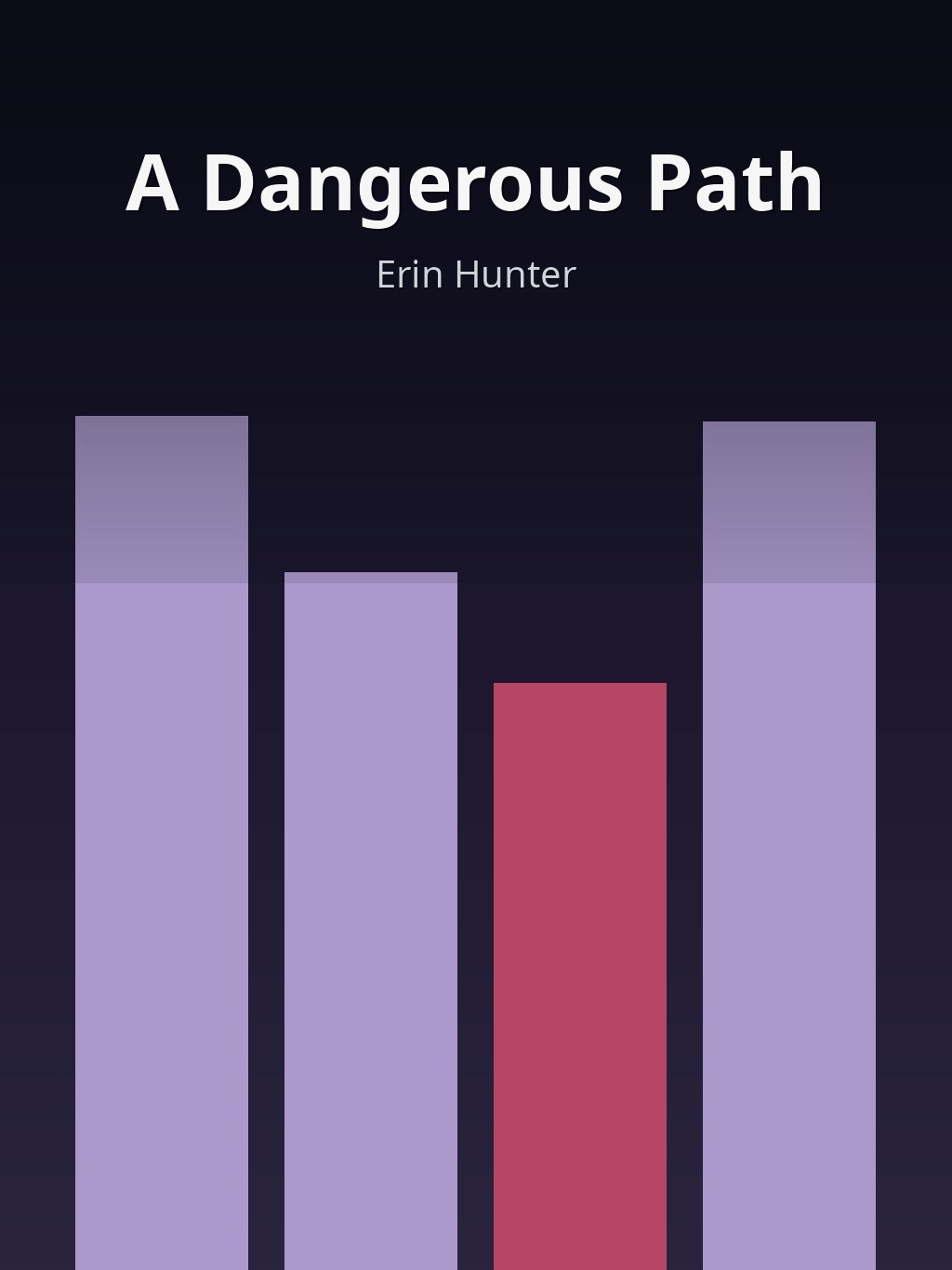 A Dangerous Path by Erin Hunter book cover