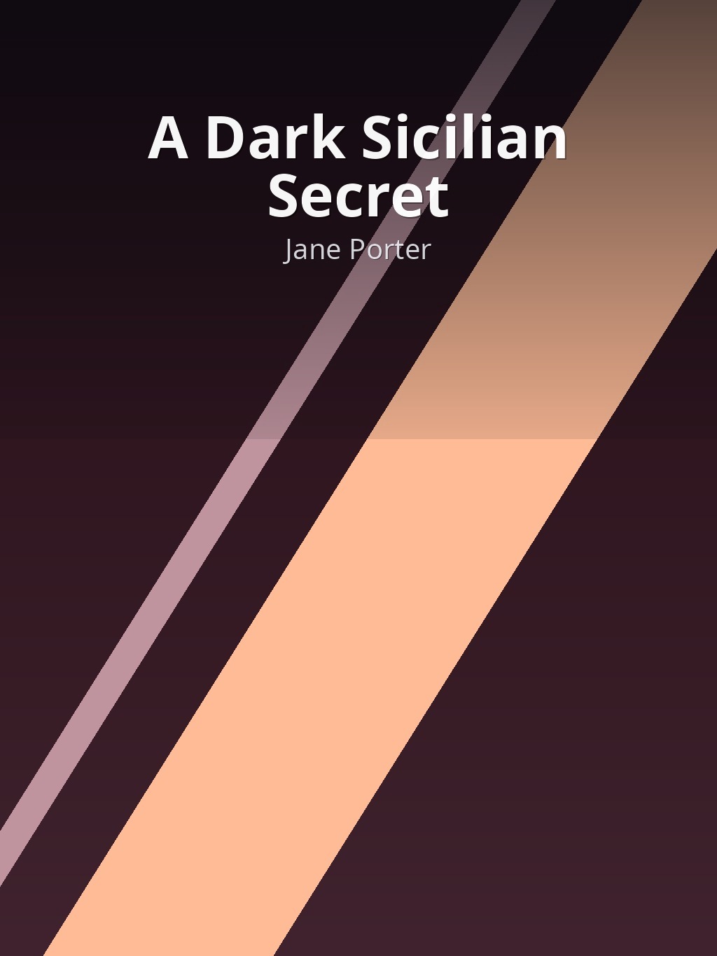 A Dark Sicilian Secret by Jane Porter book cover