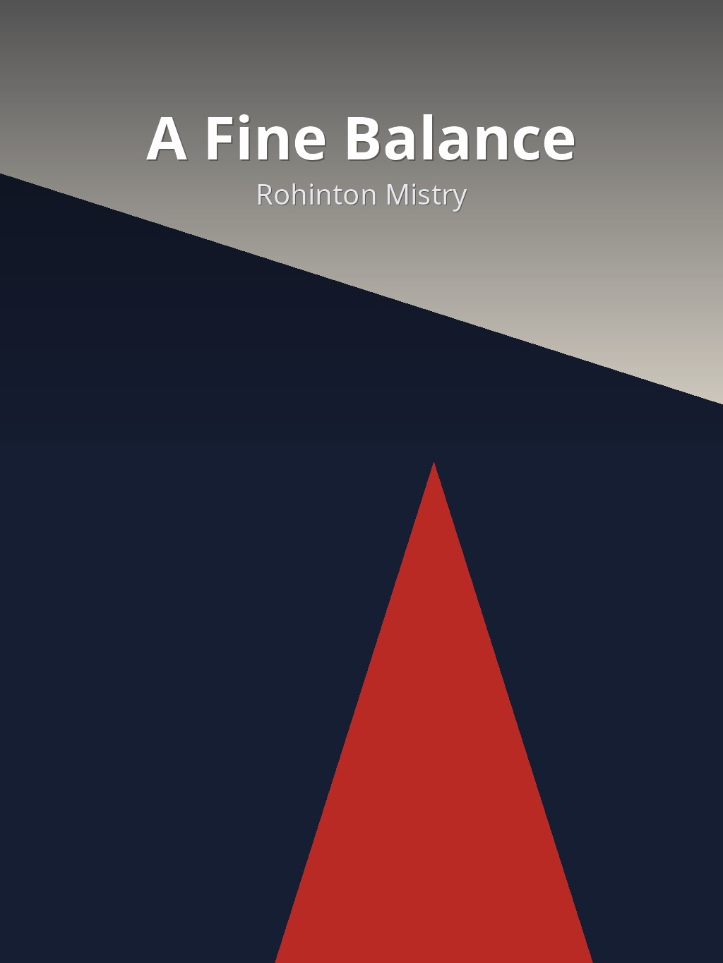 A Fine Balance by Rohinton Mistry book cover