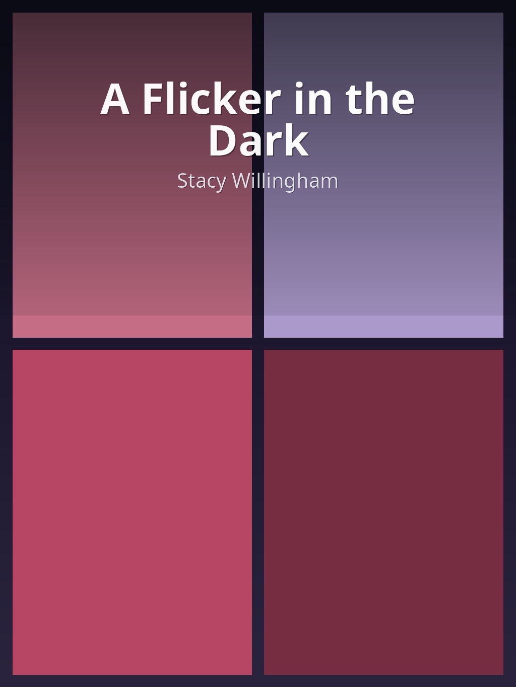 A Flicker in the Dark by Stacy Willingham book cover