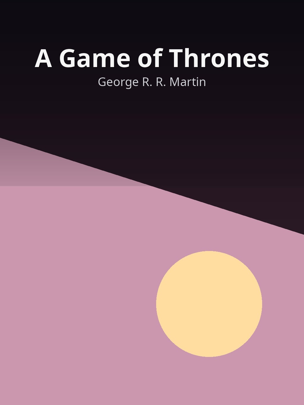 A Game of Thrones by George R. R. Martin book cover