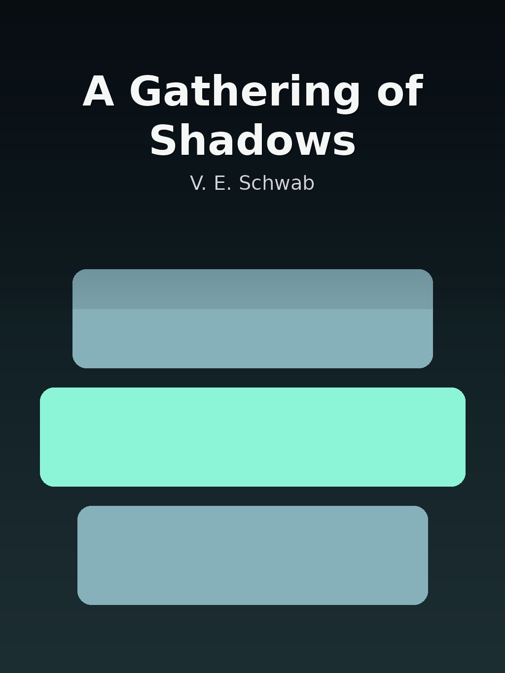 A Gathering of Shadows by V. E. Schwab book cover