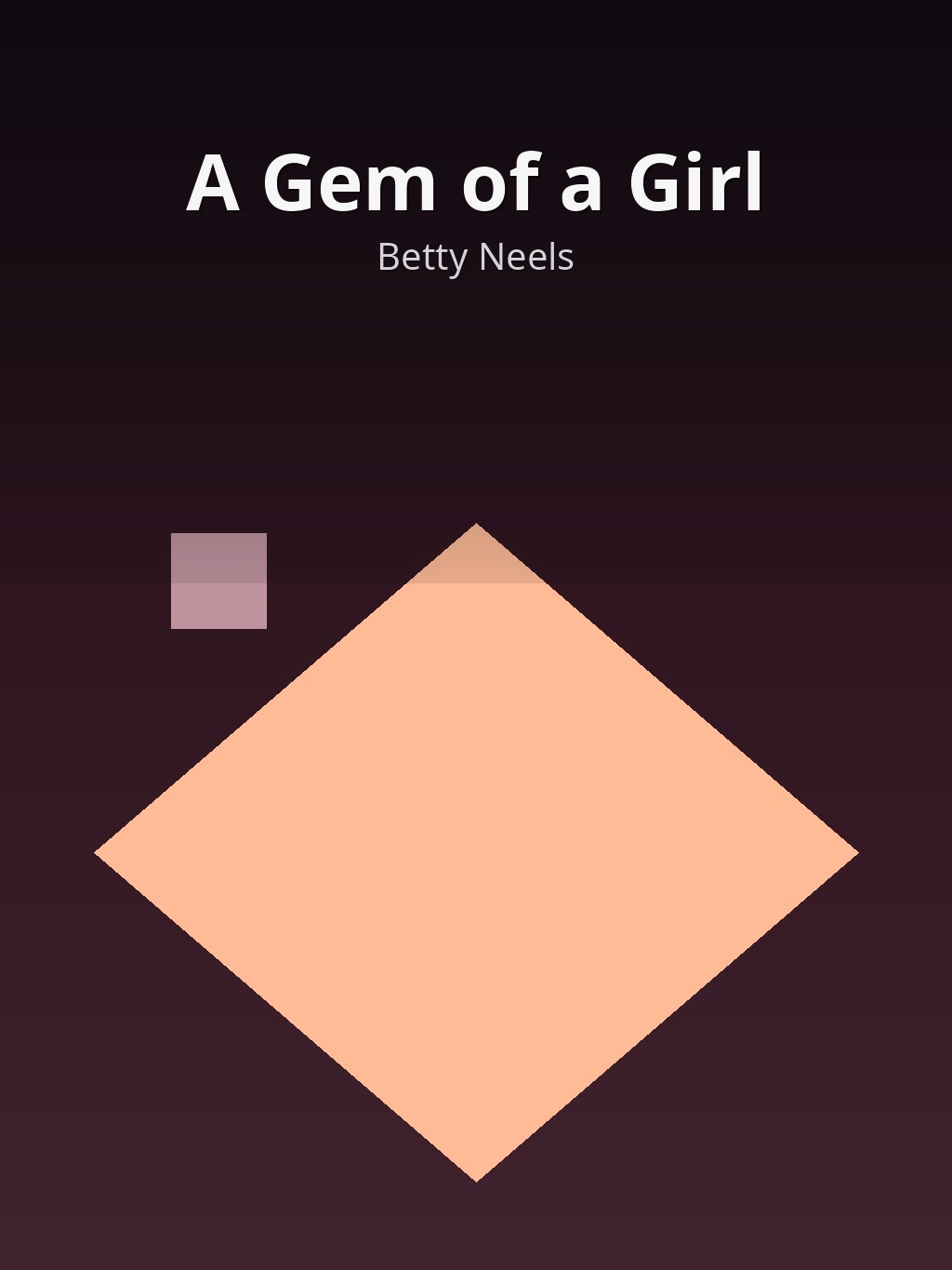A Gem of a Girl by Betty Neels book cover