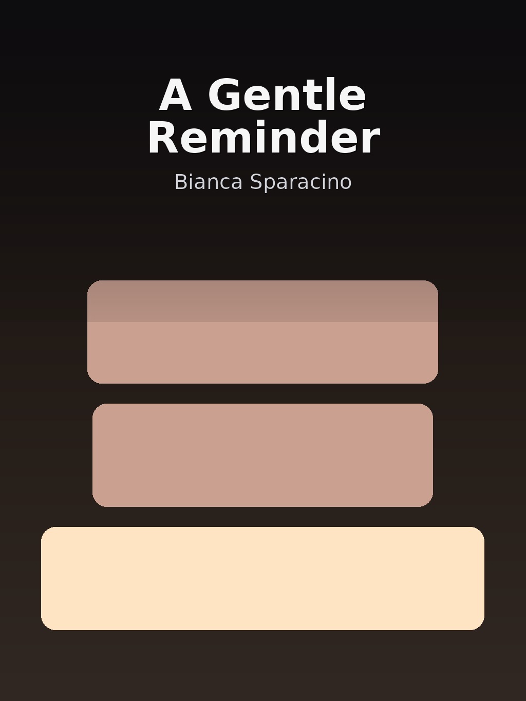 A Gentle Reminder by Bianca Sparacino book cover