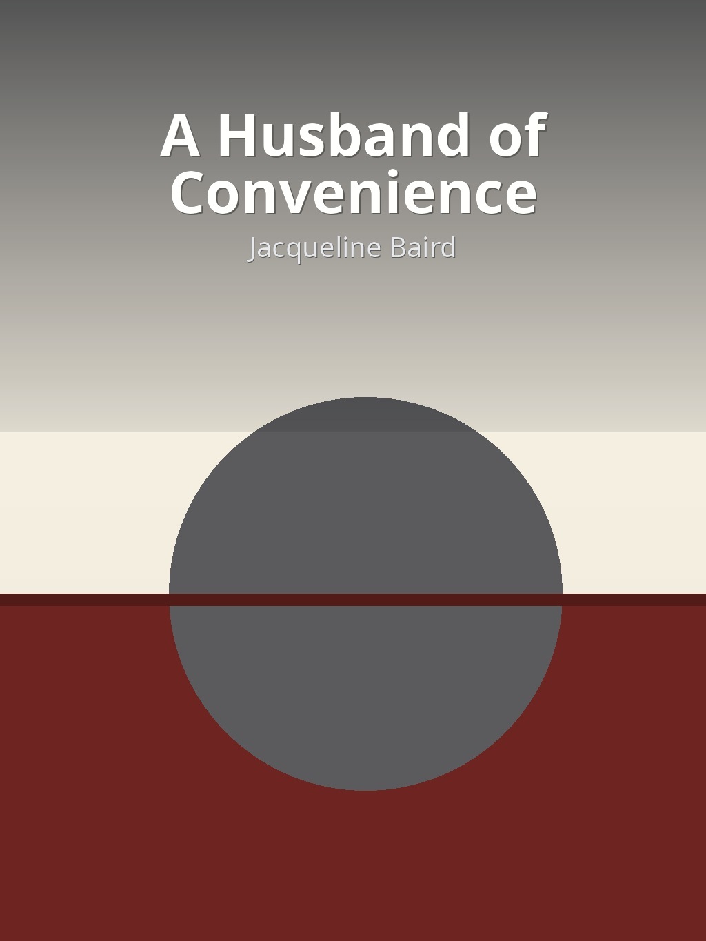 A Husband of Convenience by Jacqueline Baird book cover
