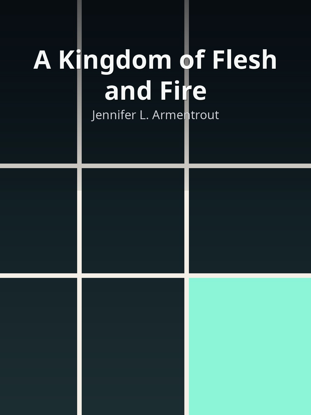 A Kingdom of Flesh and Fire by Jennifer L. Armentrout book cover