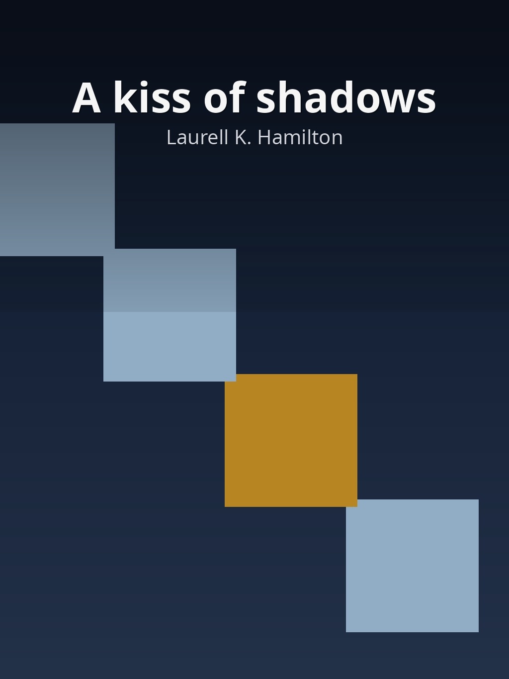 A kiss of shadows by Laurell K. Hamilton book cover