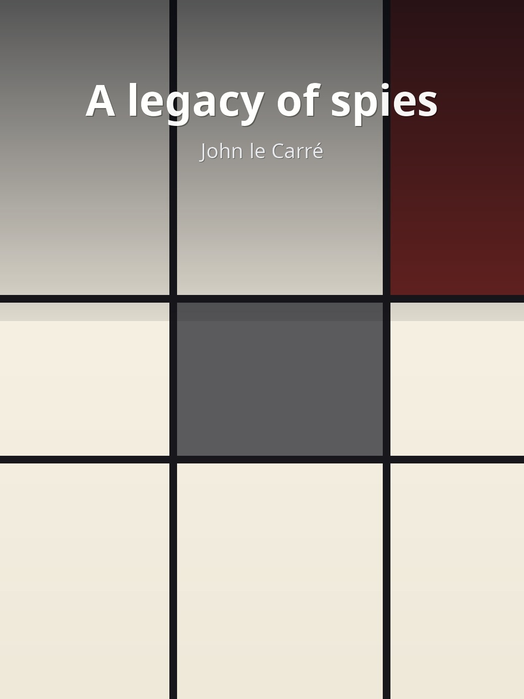 A legacy of spies by John le Carré book cover