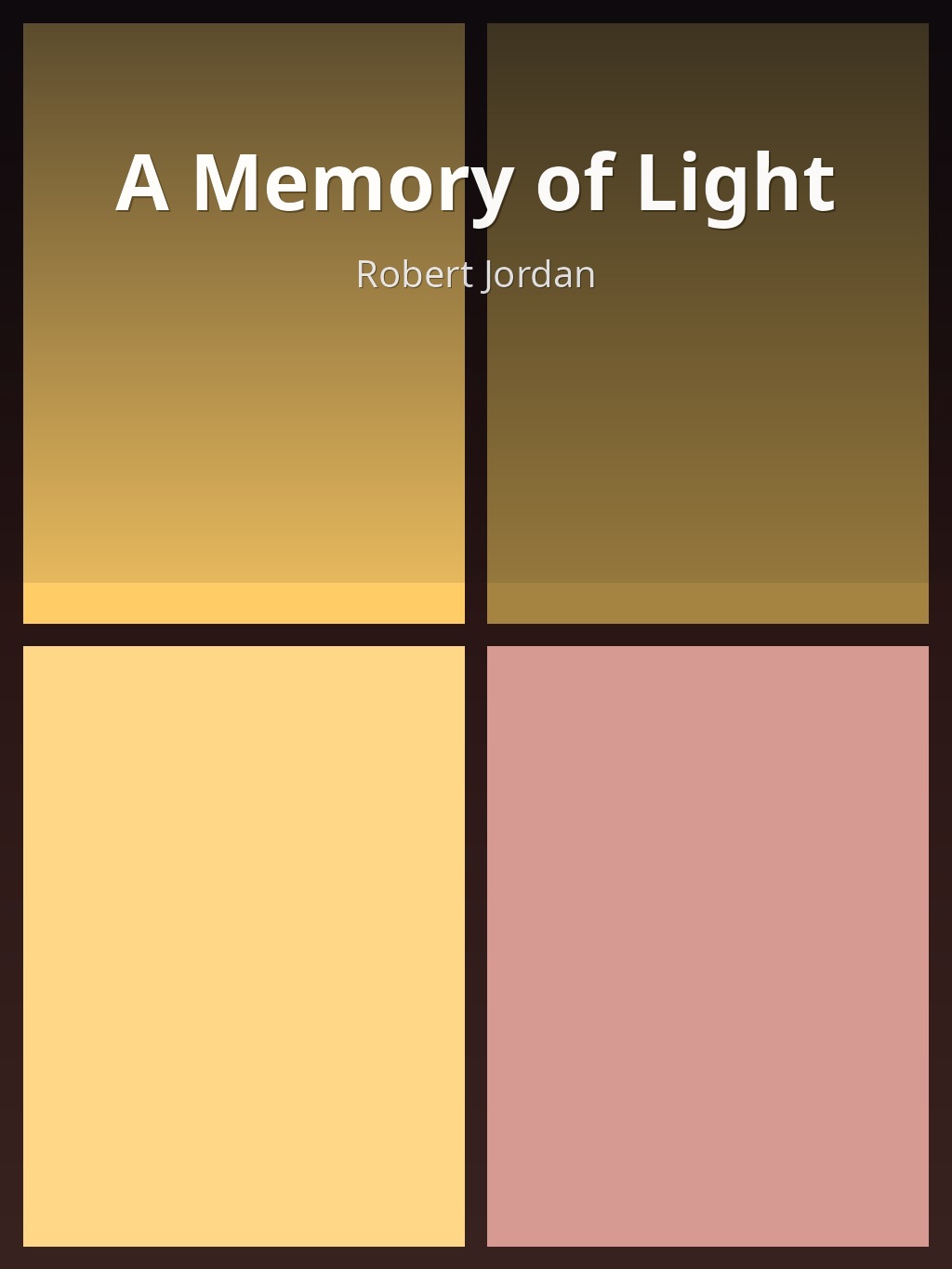 A Memory of Light by Robert Jordan book cover