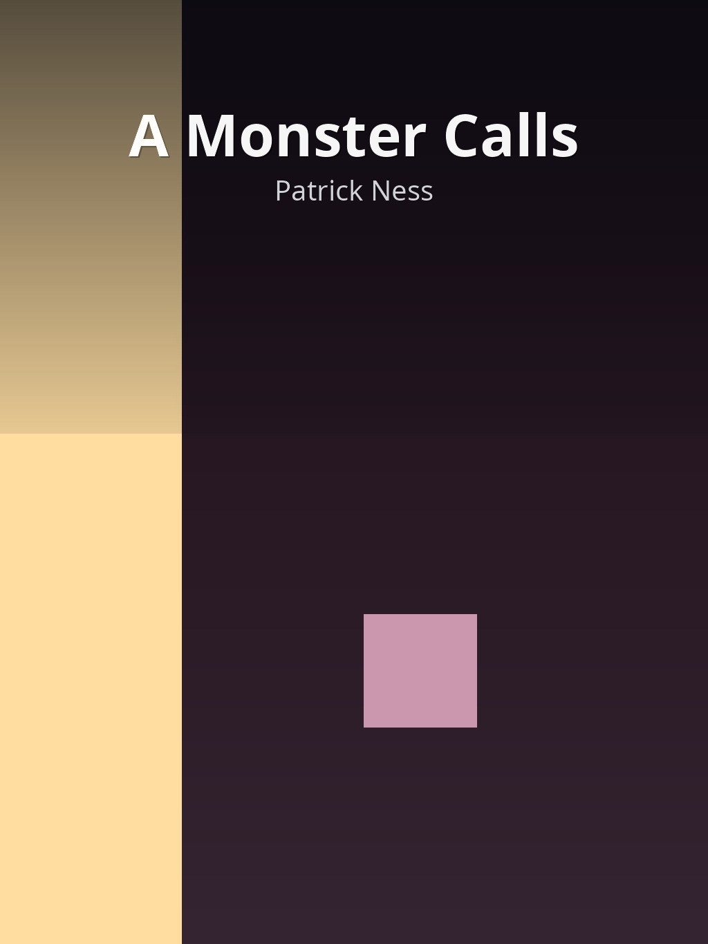 A Monster Calls by Patrick Ness book cover