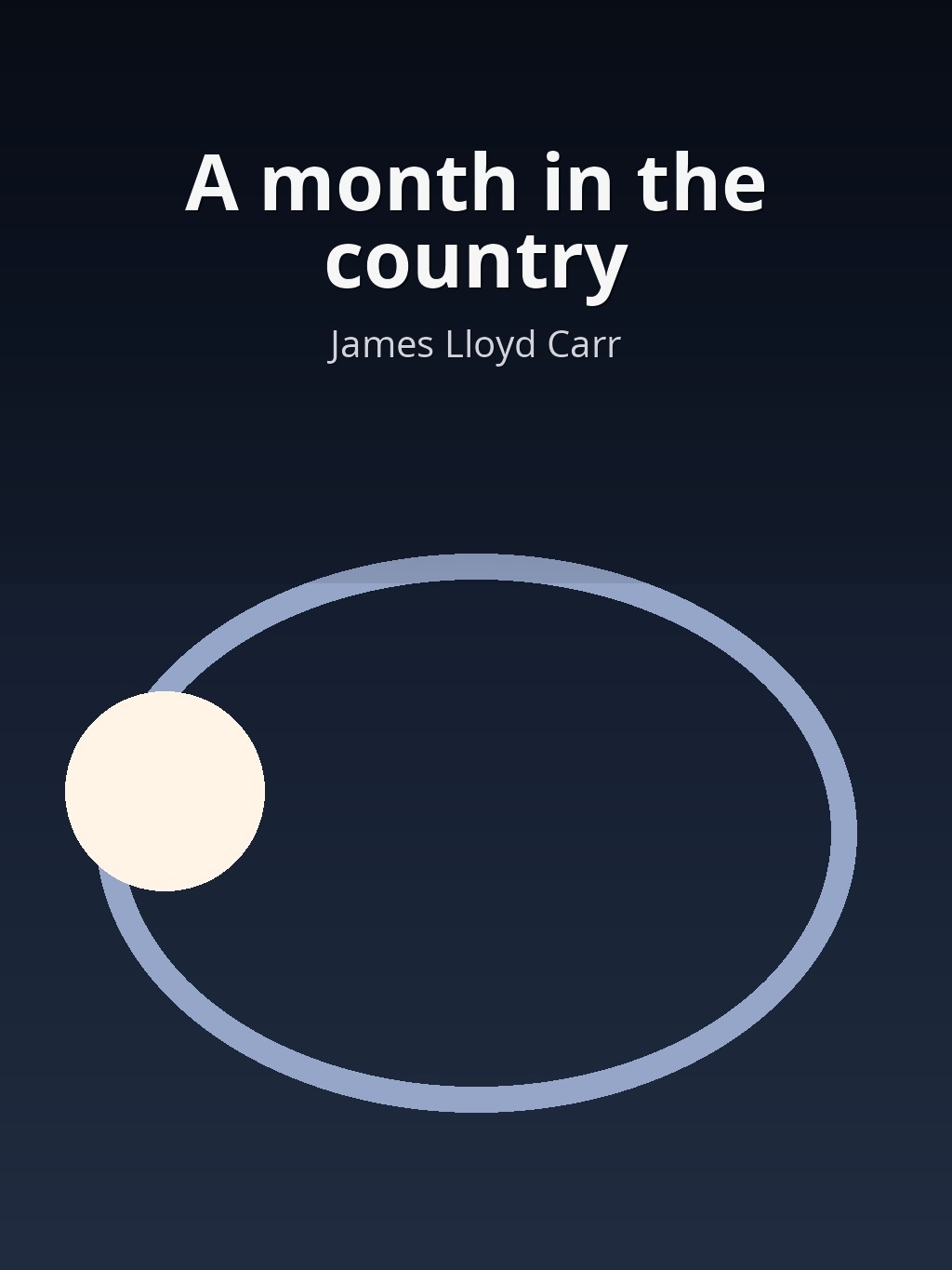A month in the country by James Lloyd Carr book cover