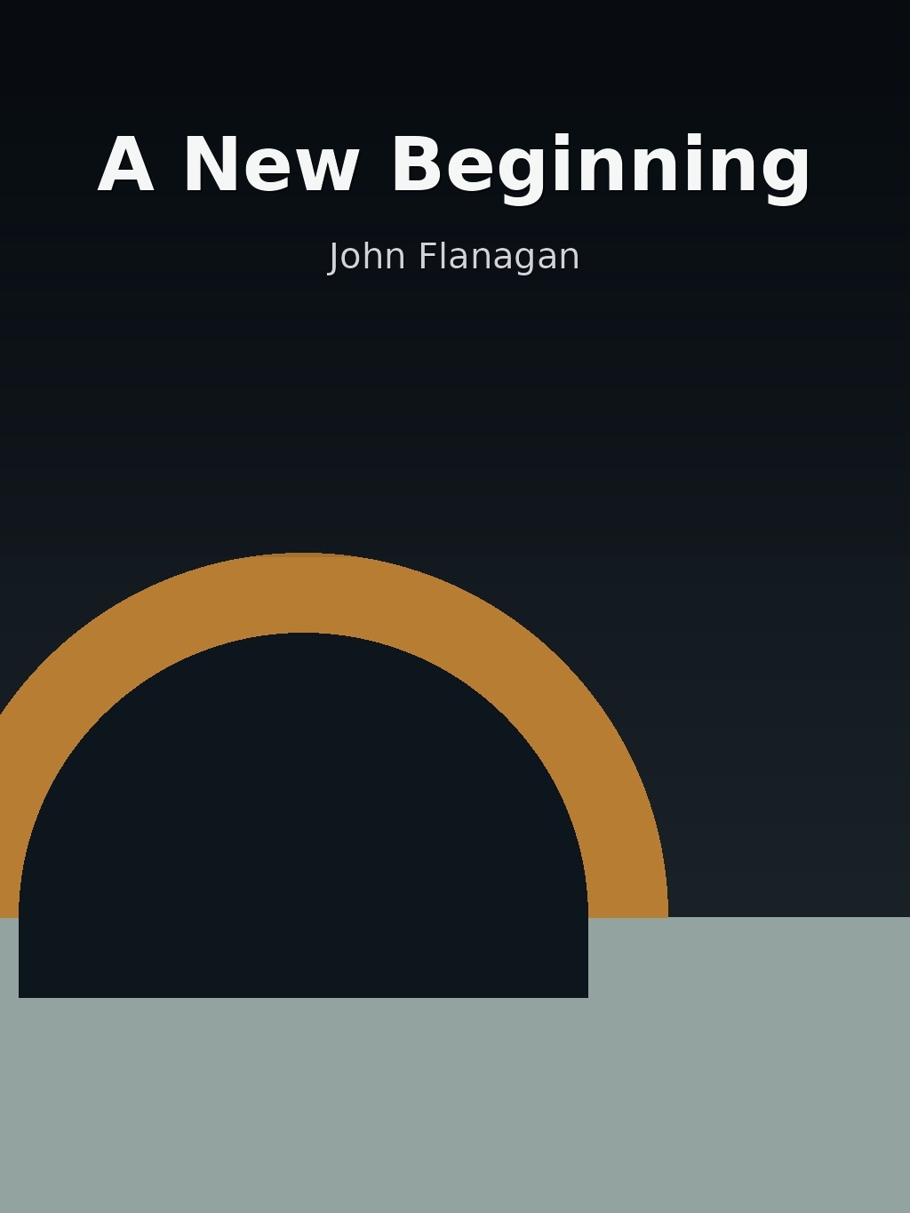 A New Beginning by John Flanagan book cover