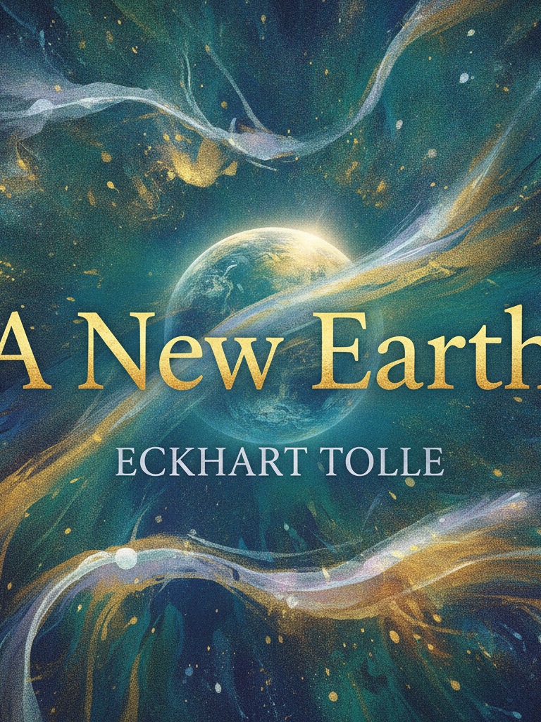 A New Earth by Eckhart Tolle book cover