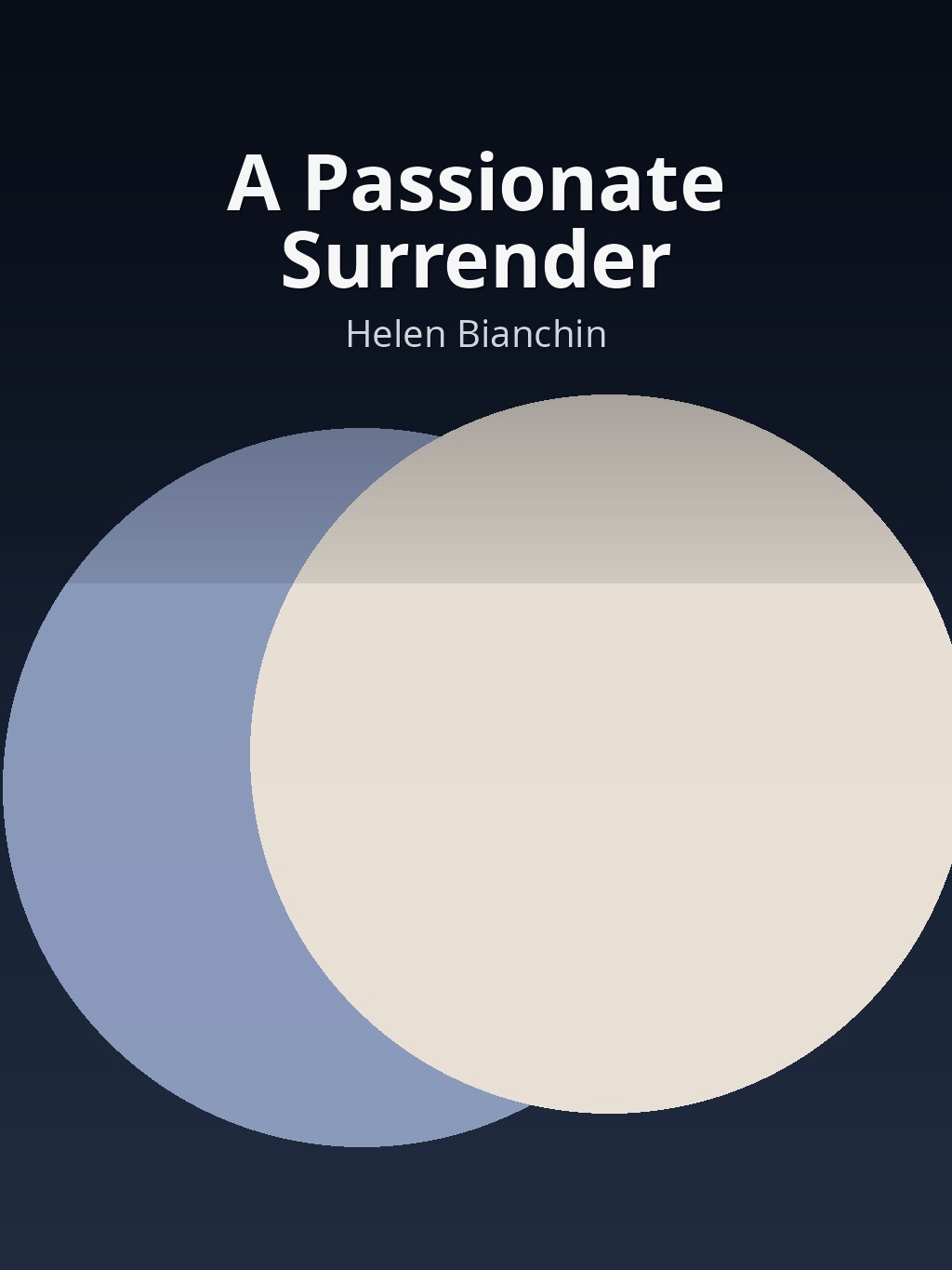 A Passionate Surrender by Helen Bianchin book cover