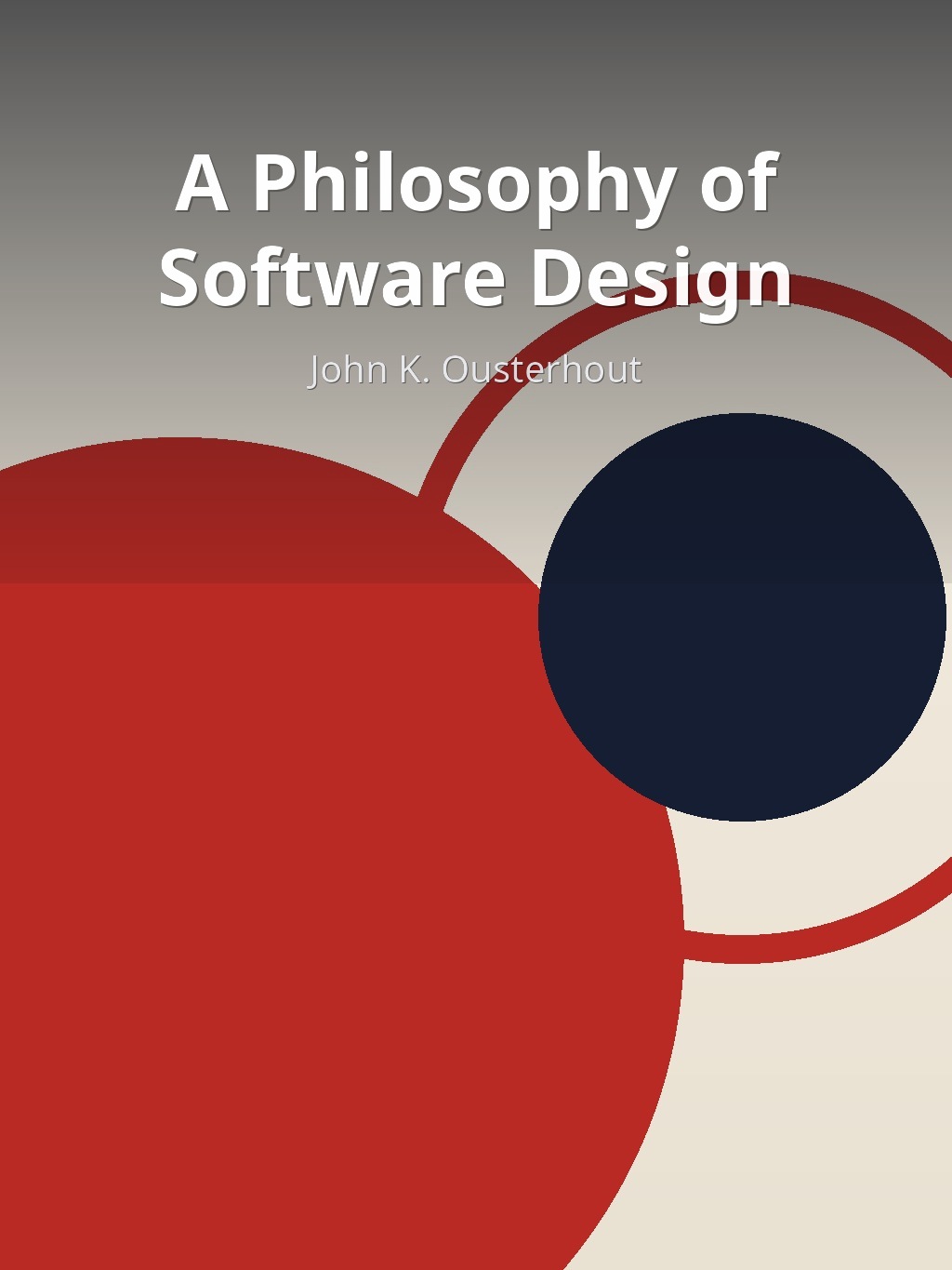 A Philosophy of Software Design by John K. Ousterhout book cover