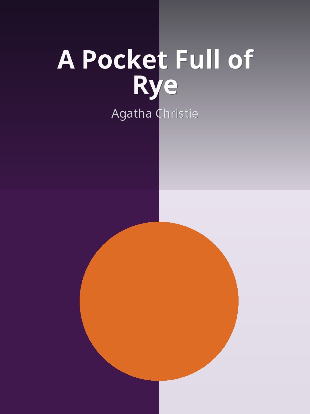 A Pocket Full of Rye by Agatha Christie book cover
