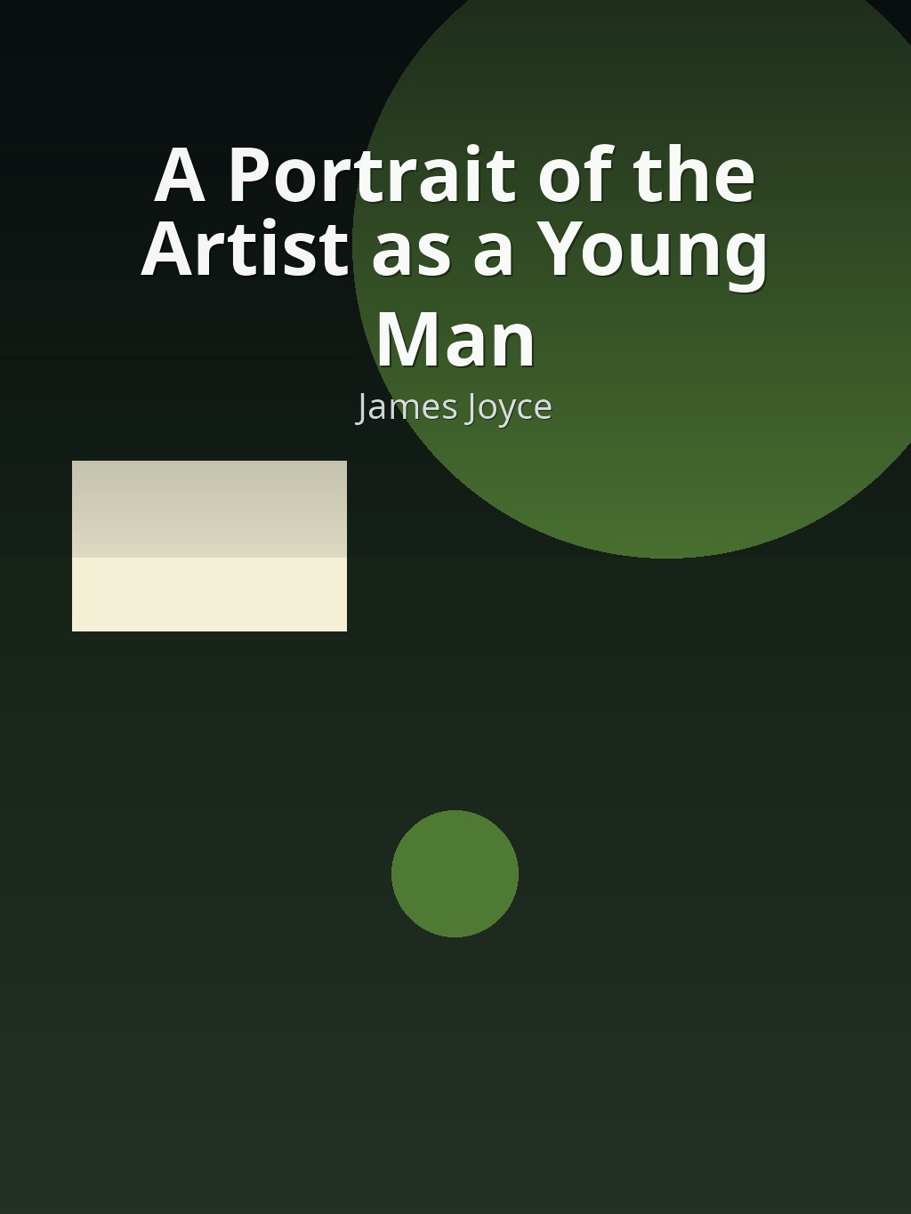 A Portrait of the Artist as a Young Man by James Joyce book cover