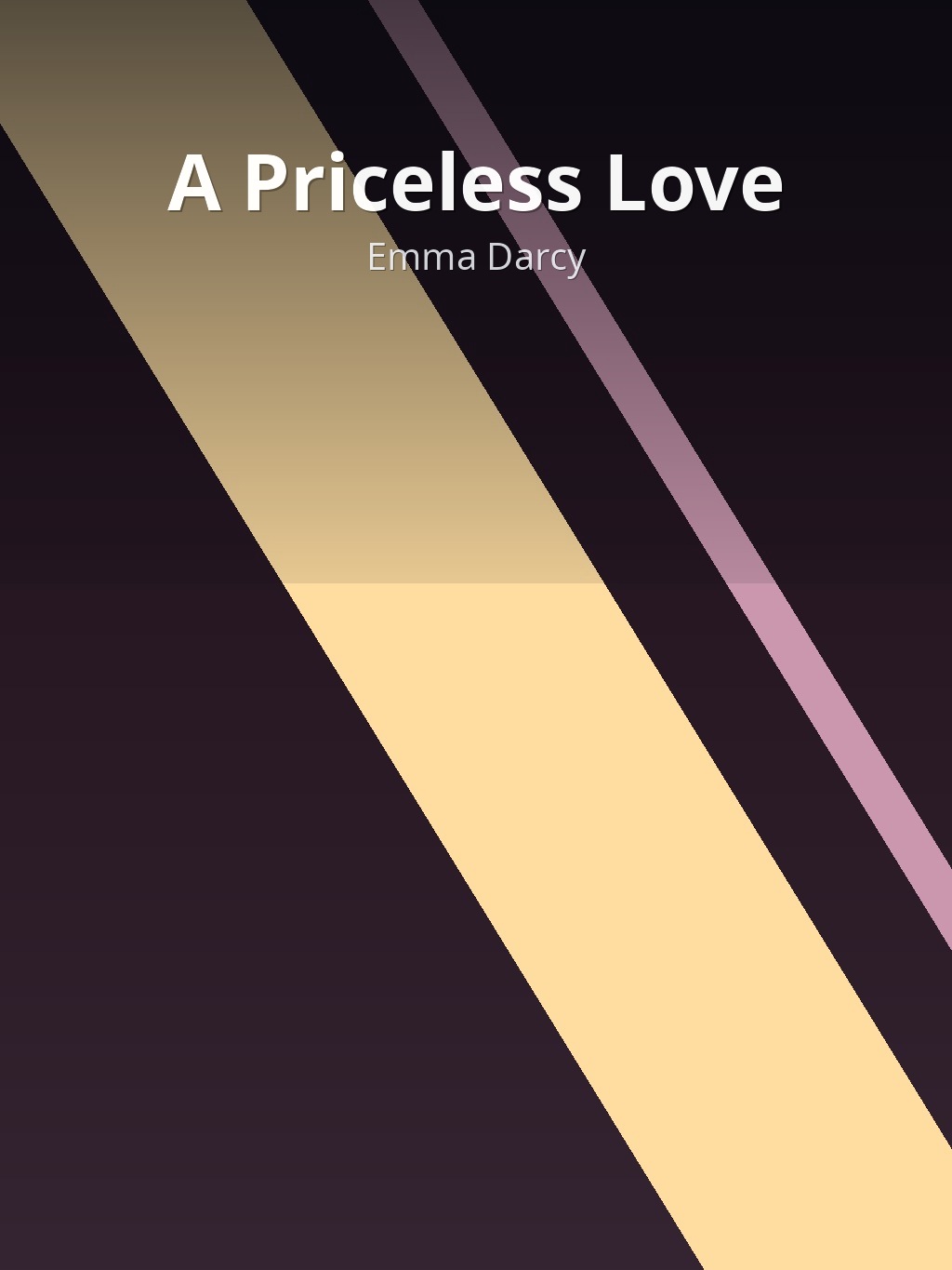 A Priceless Love by Emma Darcy book cover