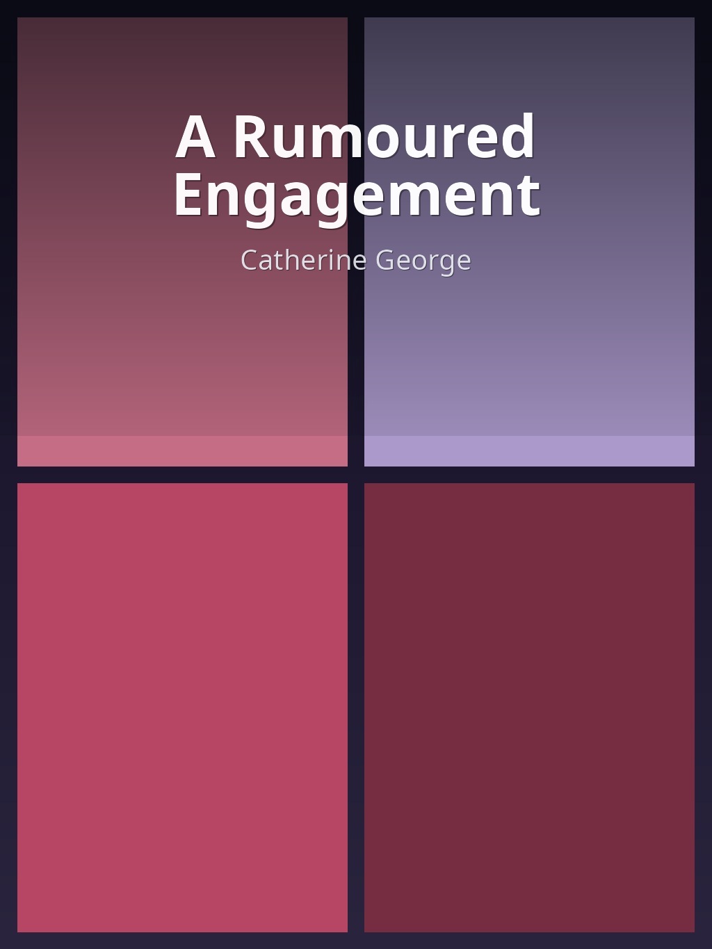 A Rumoured Engagement by Catherine George book cover