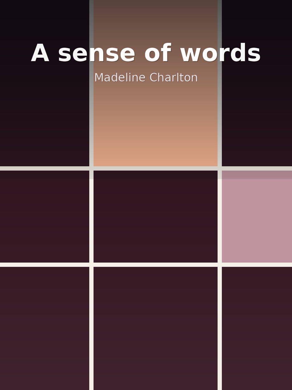 A sense of words by Madeline Charlton book cover