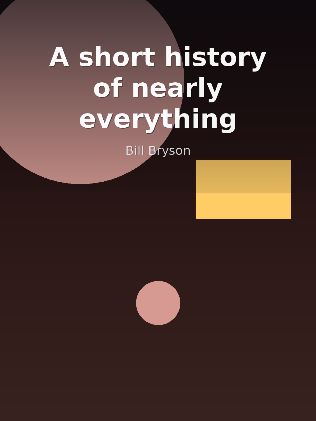 A short history of nearly everything by Bill Bryson book cover