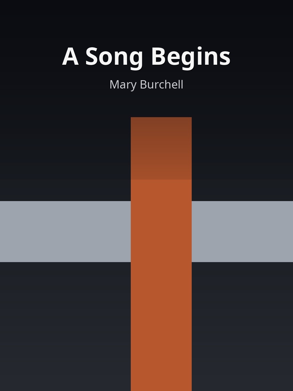 A Song Begins by Mary Burchell book cover