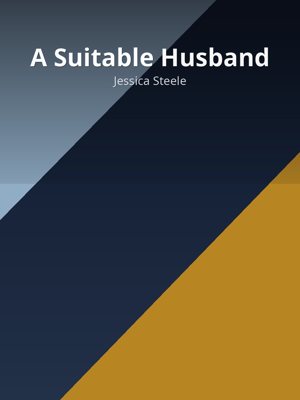 A Suitable Husband by Jessica Steele book cover