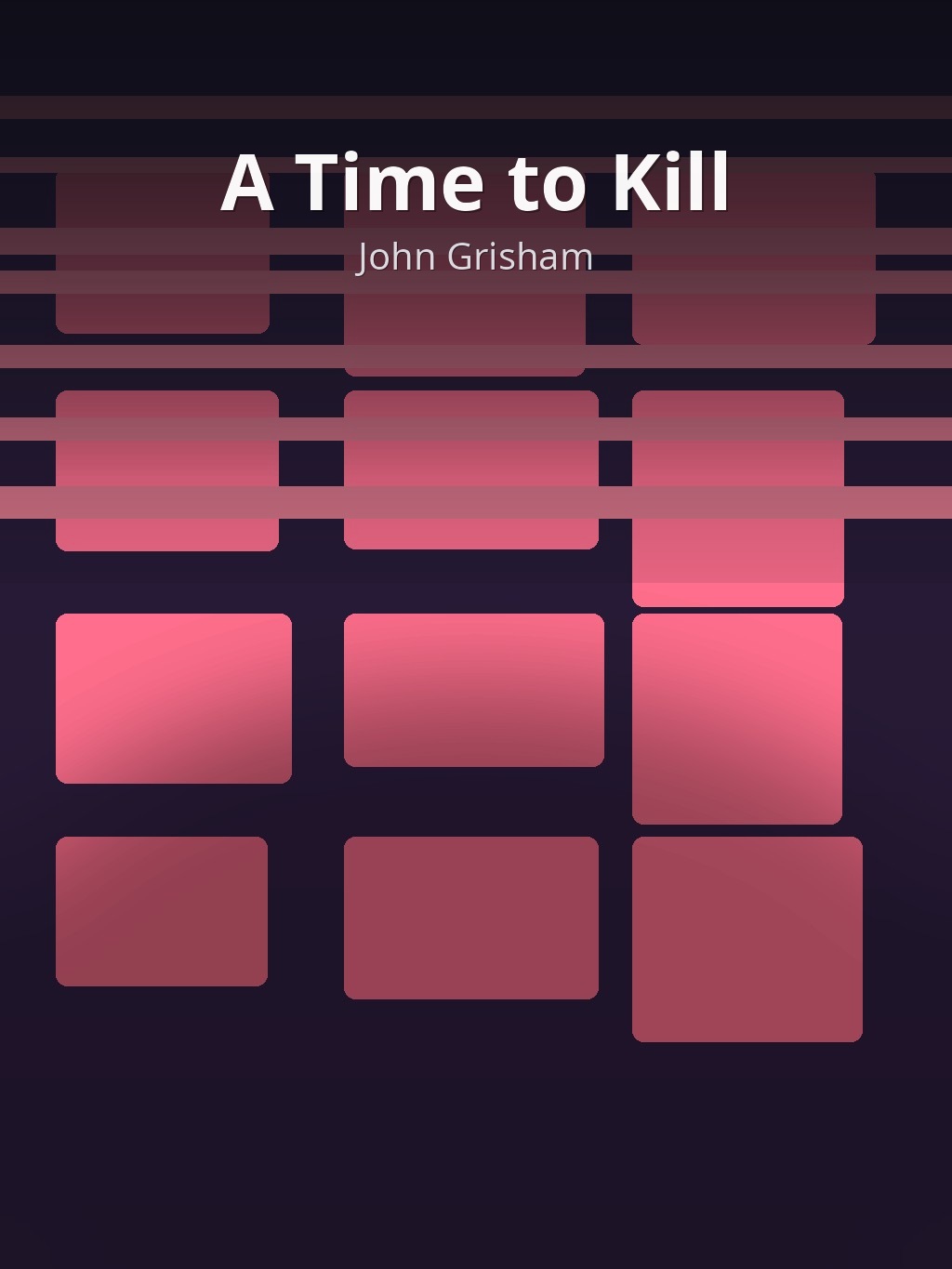 A Time to Kill by John Grisham book cover