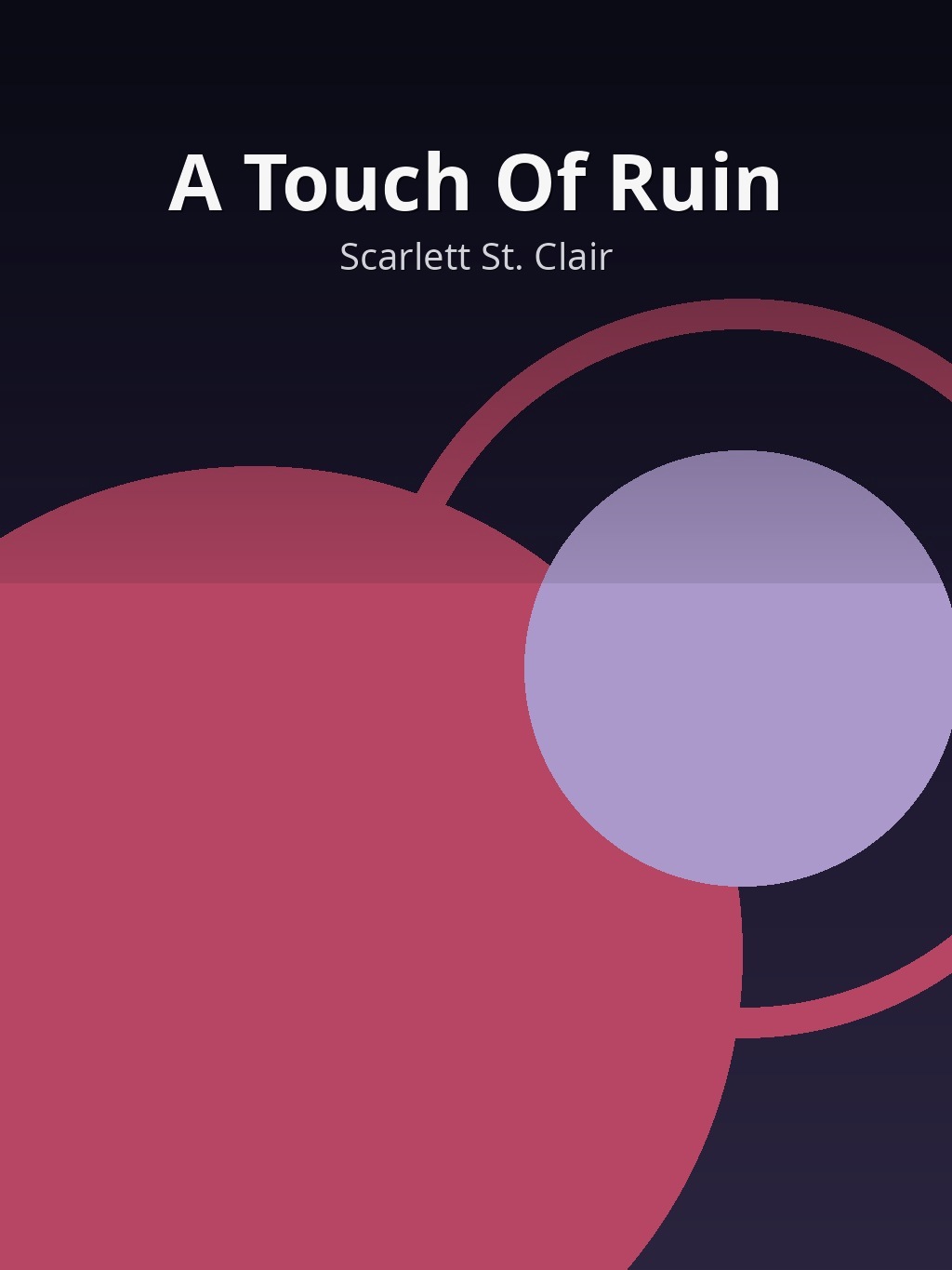 A Touch Of Ruin by Scarlett St. Clair book cover