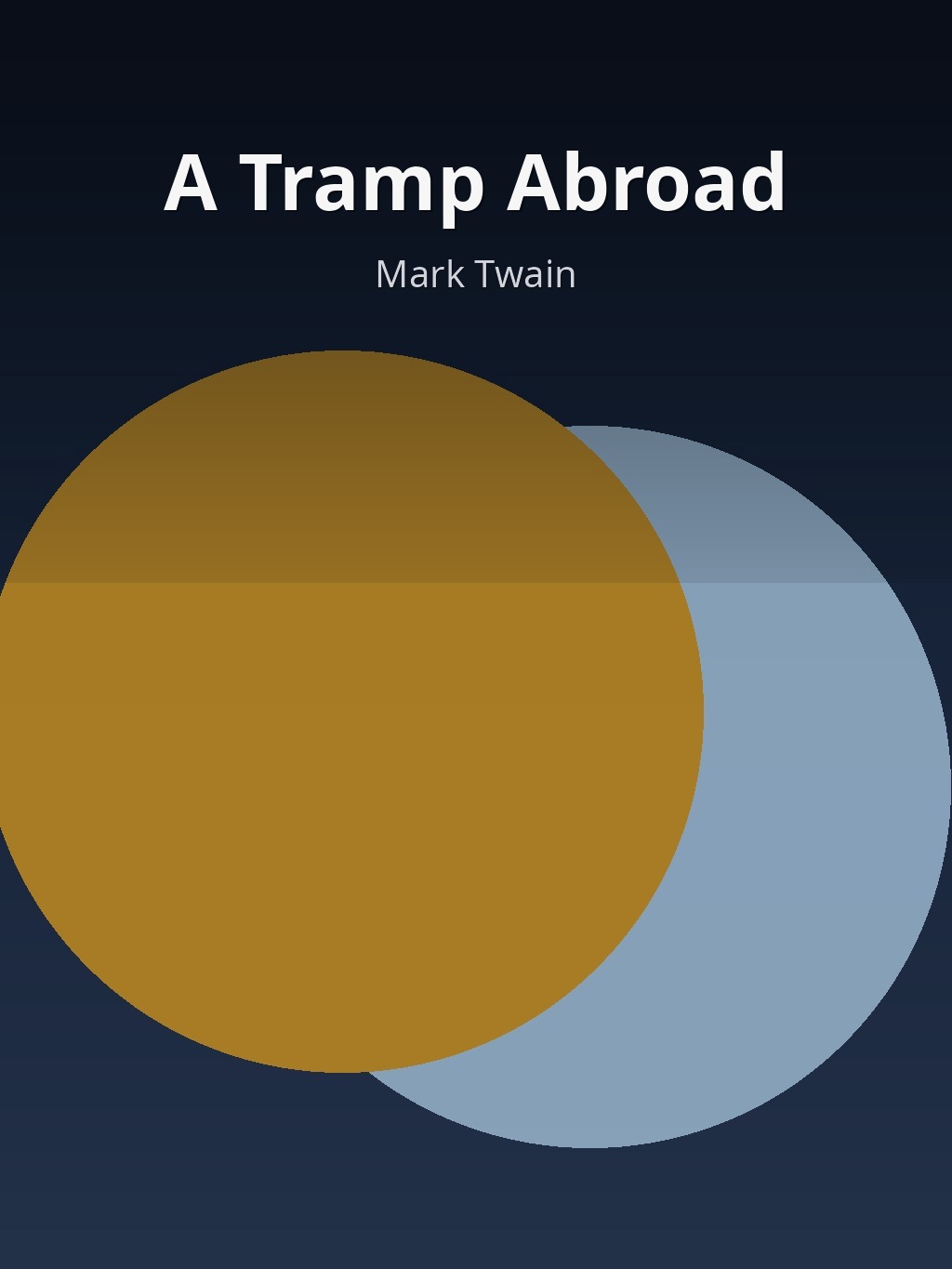 A Tramp Abroad by Mark Twain book cover