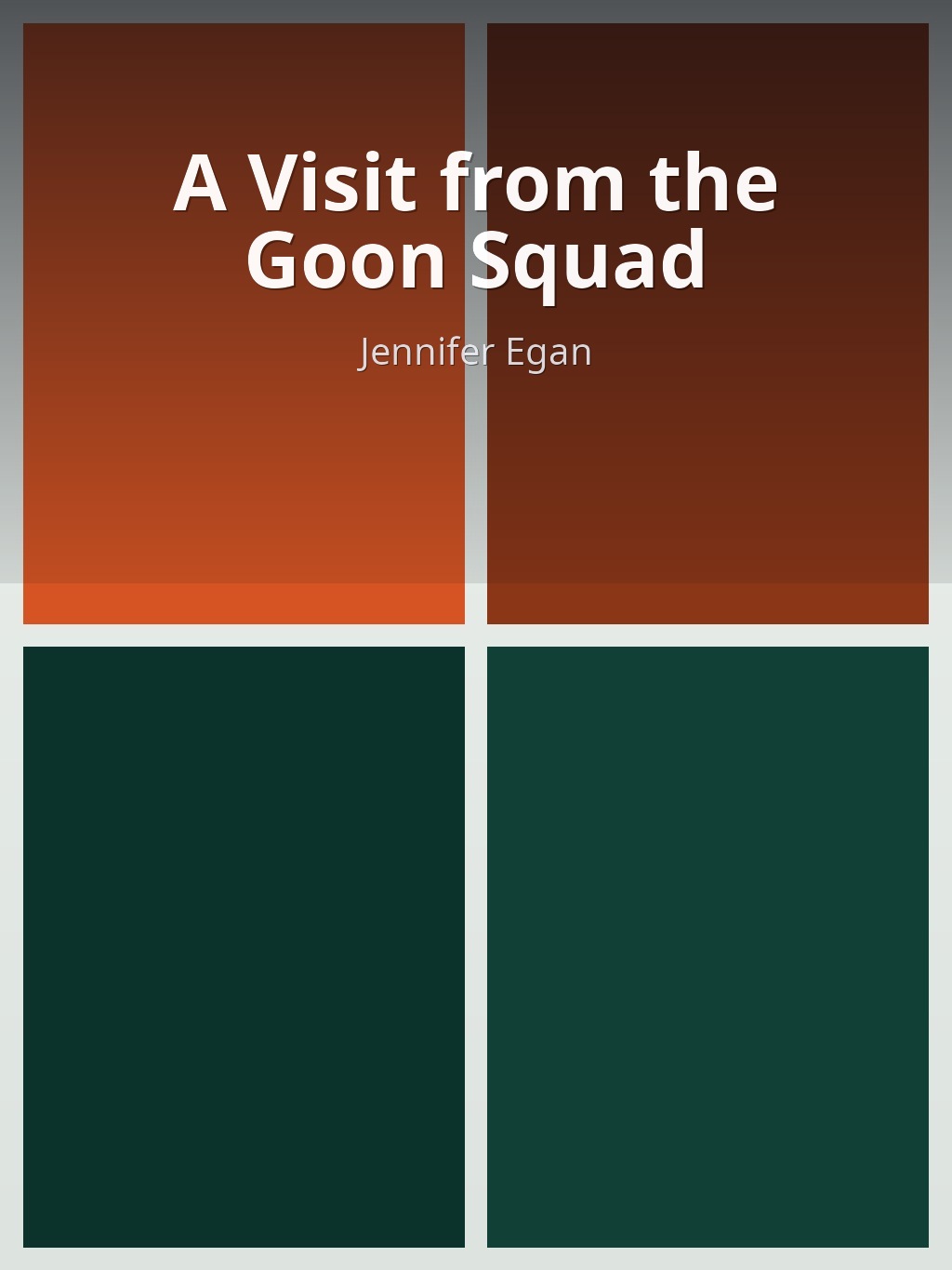 A Visit from the Goon Squad by Jennifer Egan book cover