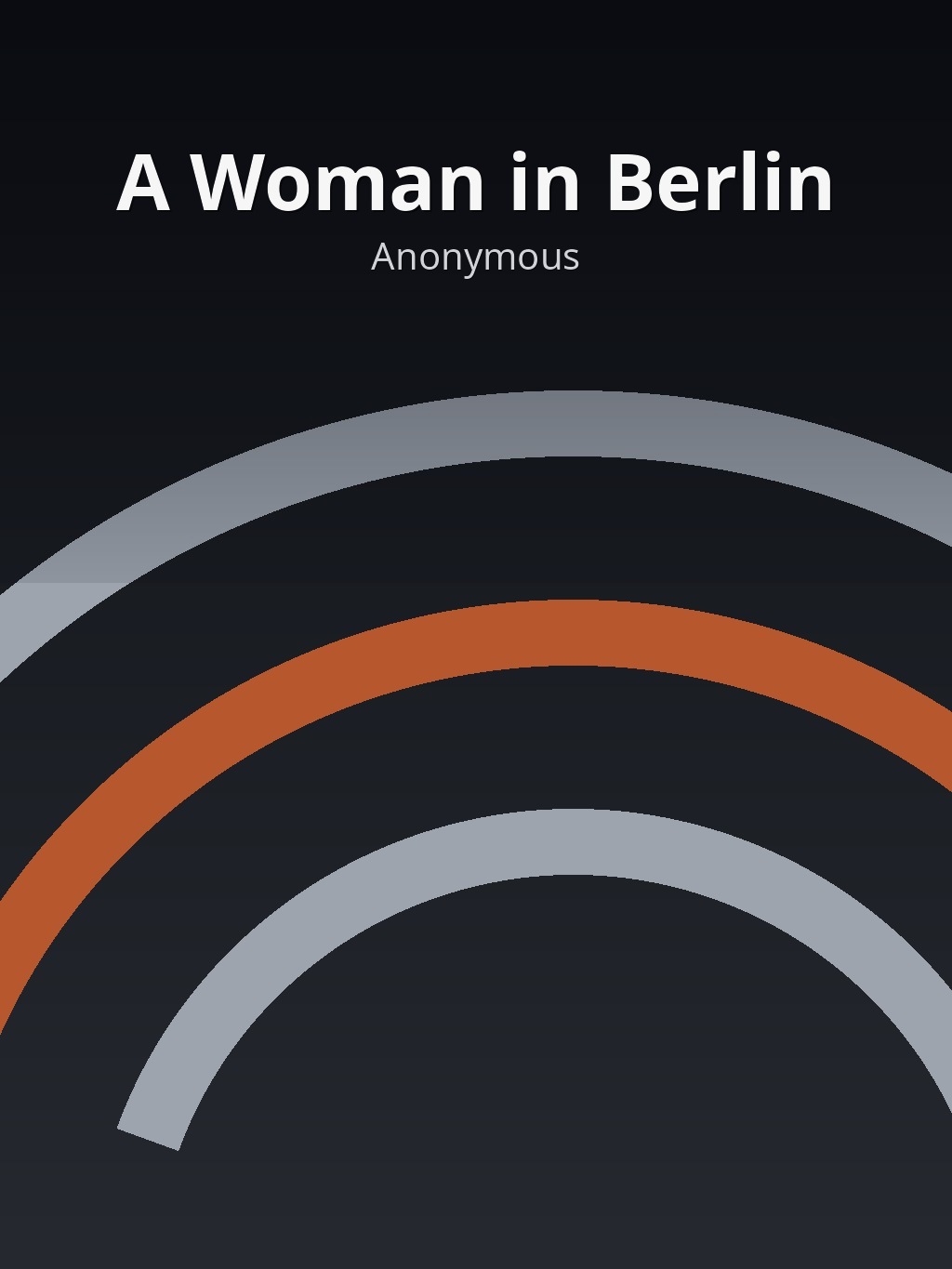 A Woman in Berlin by Anonymous book cover