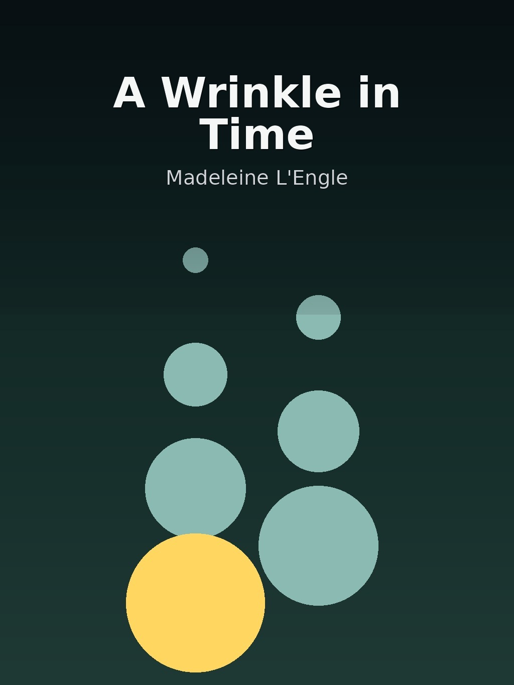 A Wrinkle in Time by Madeleine L'Engle book cover