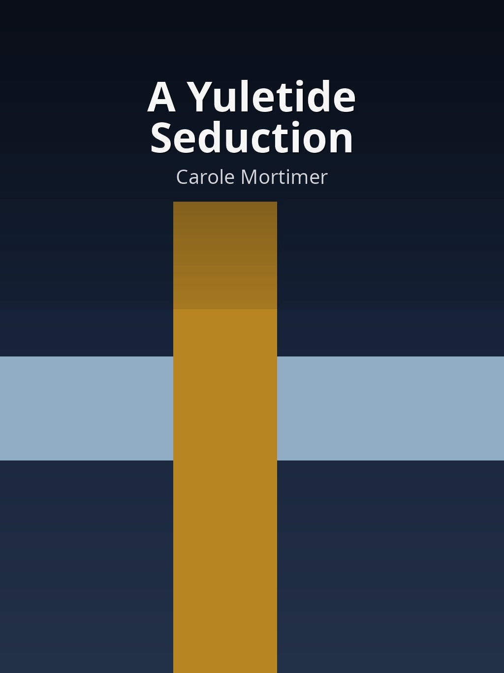 A Yuletide Seduction by Carole Mortimer book cover