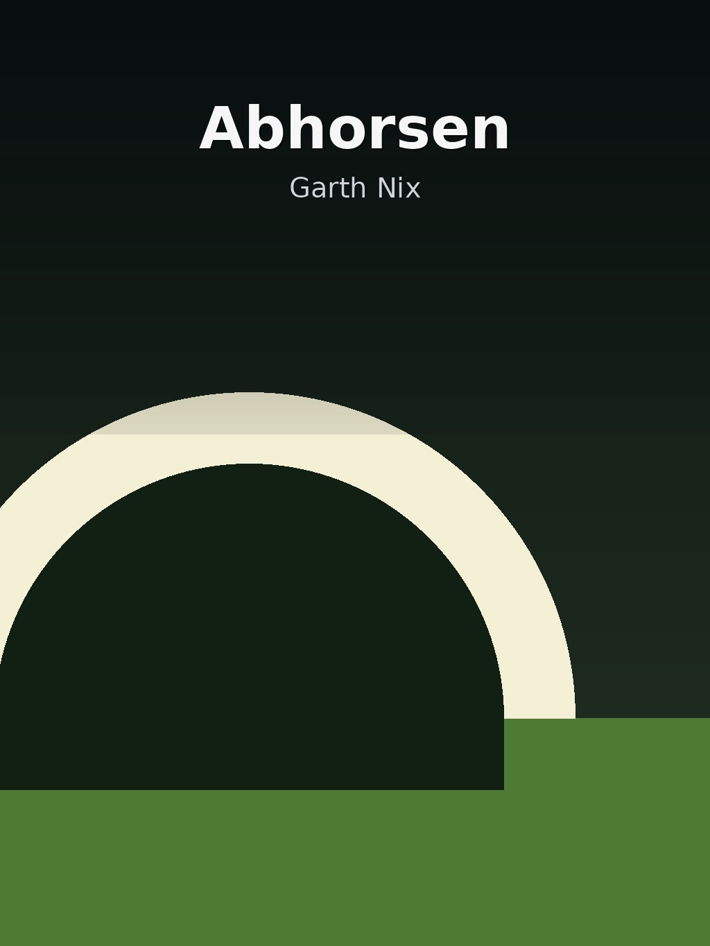 Abhorsen by Garth Nix book cover