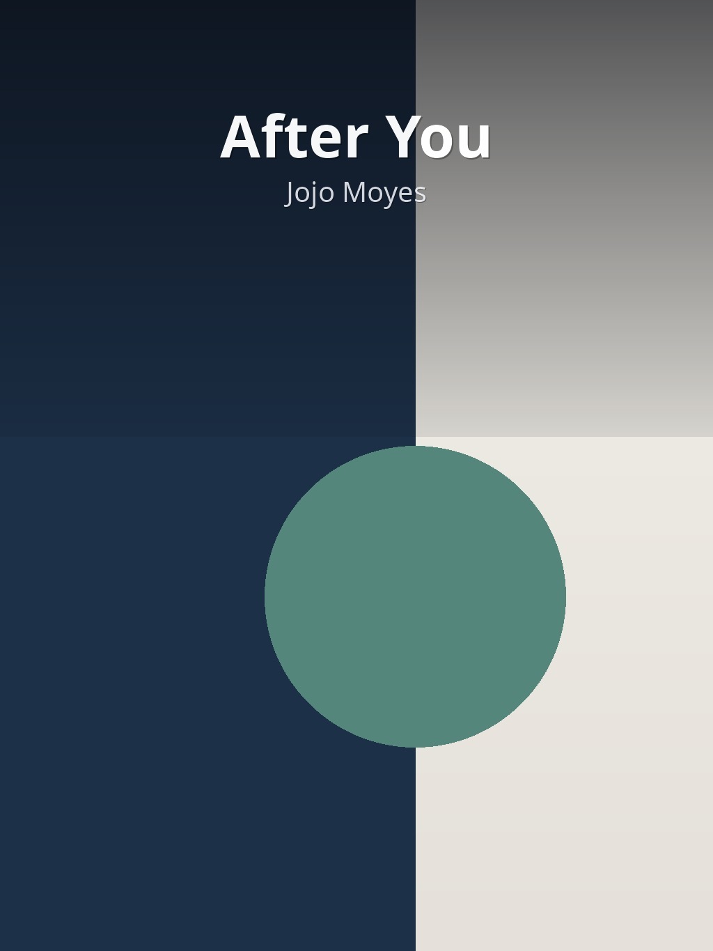 After You by Jojo Moyes book cover