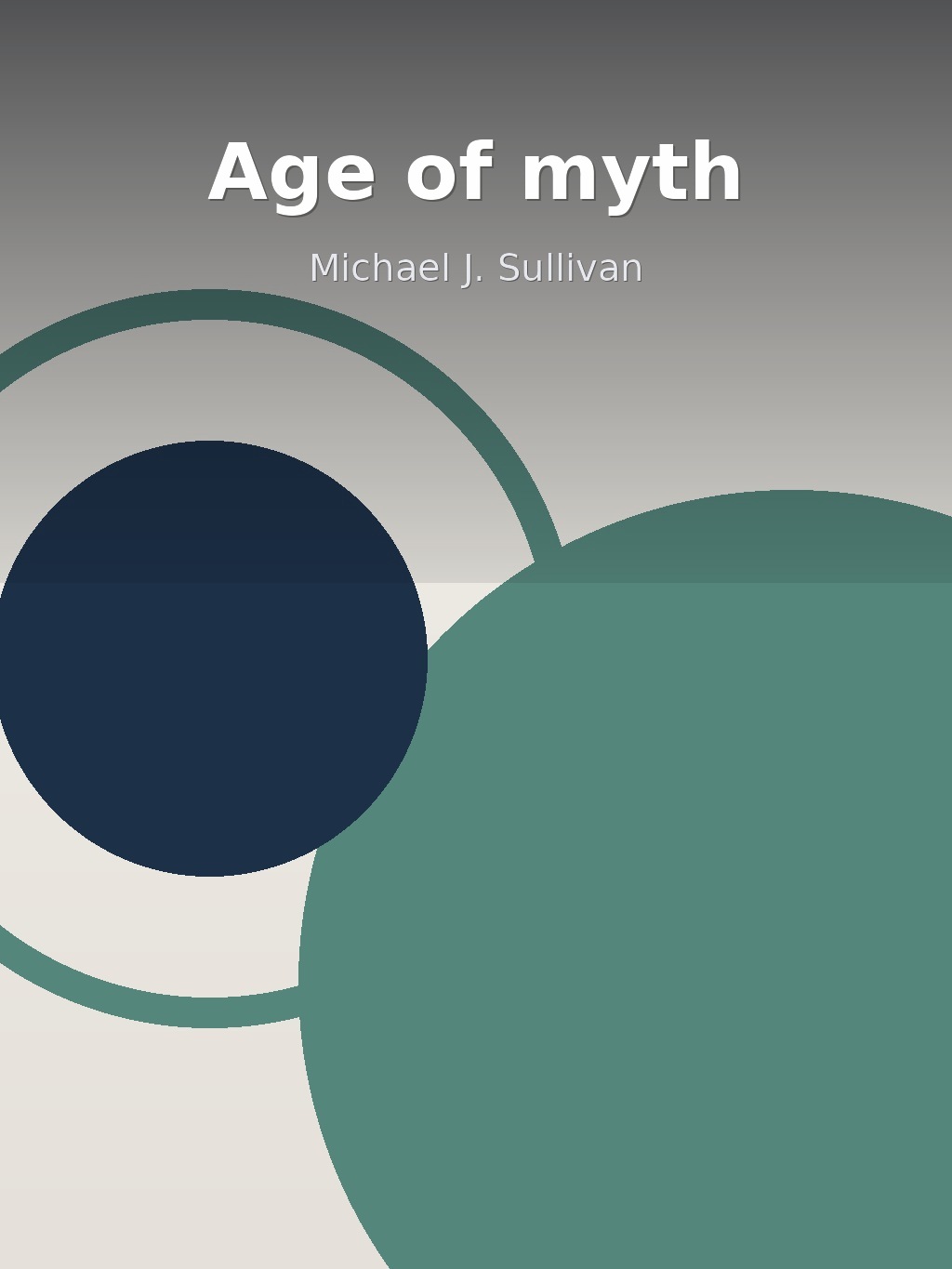 Age of myth by Michael J. Sullivan book cover
