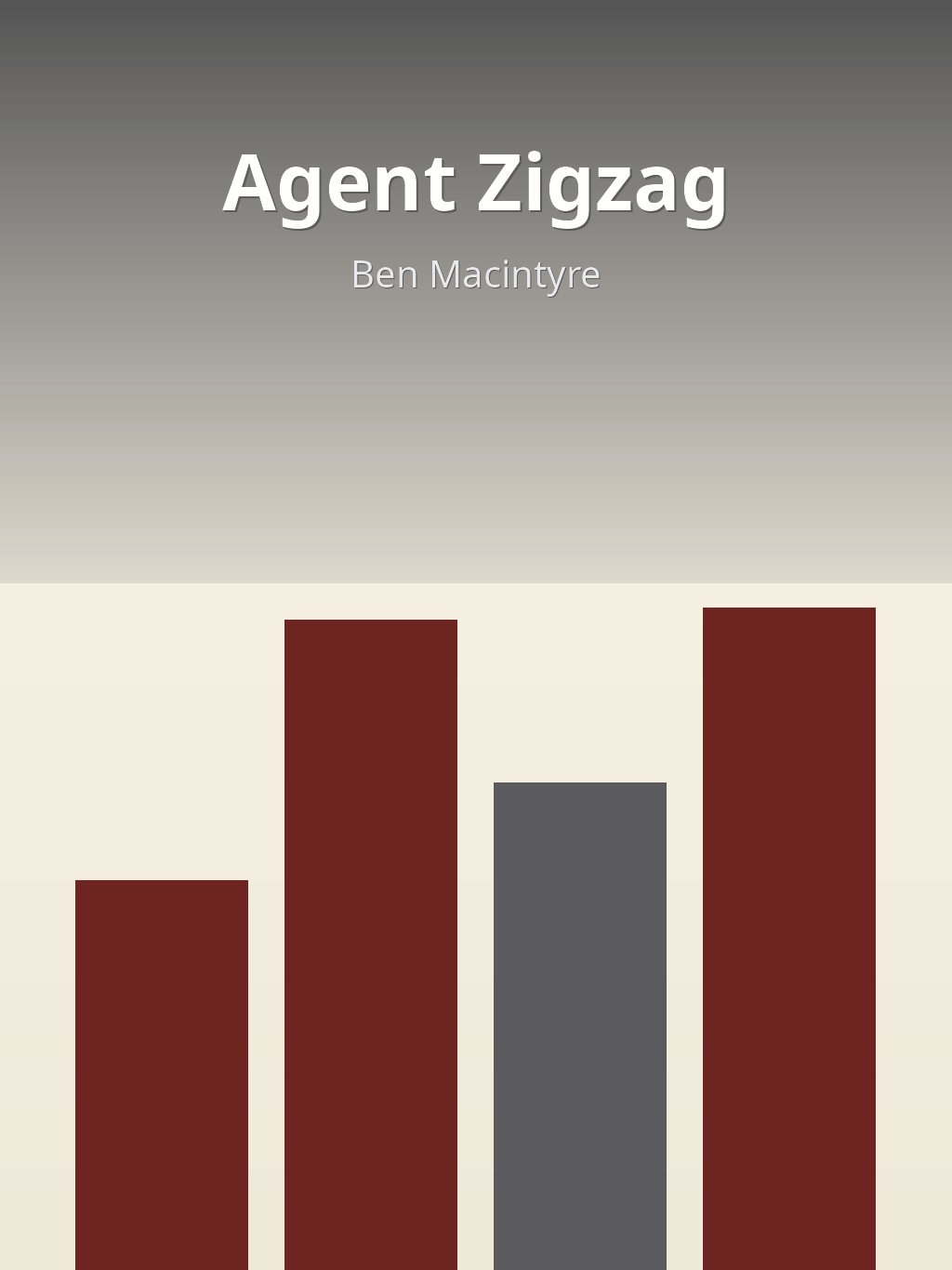 Agent Zigzag by Ben Macintyre book cover