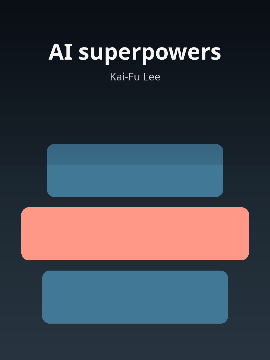 AI superpowers by Kai-Fu Lee book cover