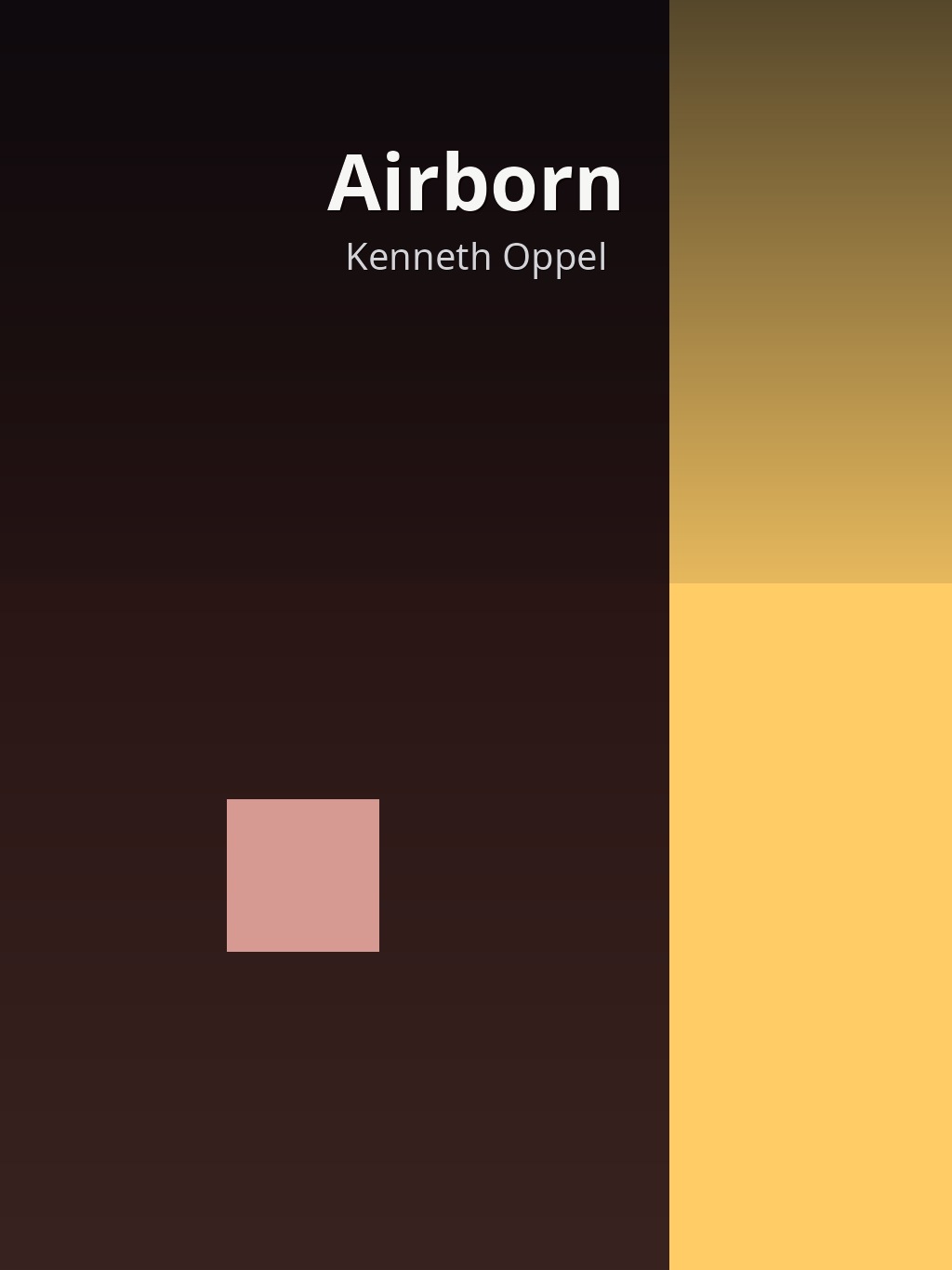 Airborn by Kenneth Oppel book cover