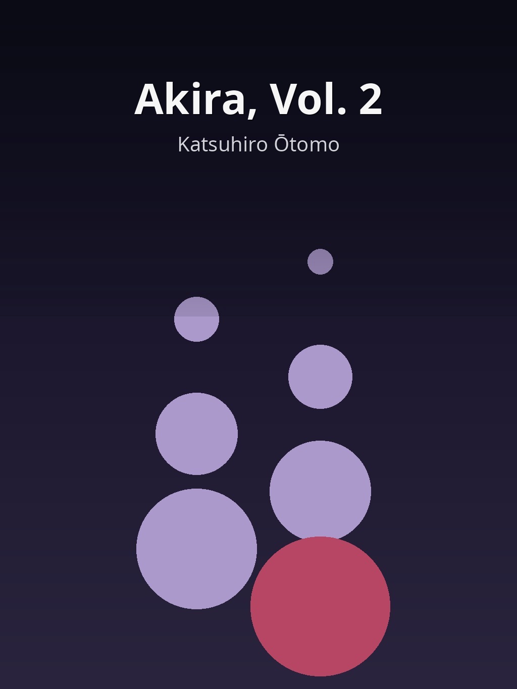 Akira, Vol. 2 by Katsuhiro Ōtomo book cover