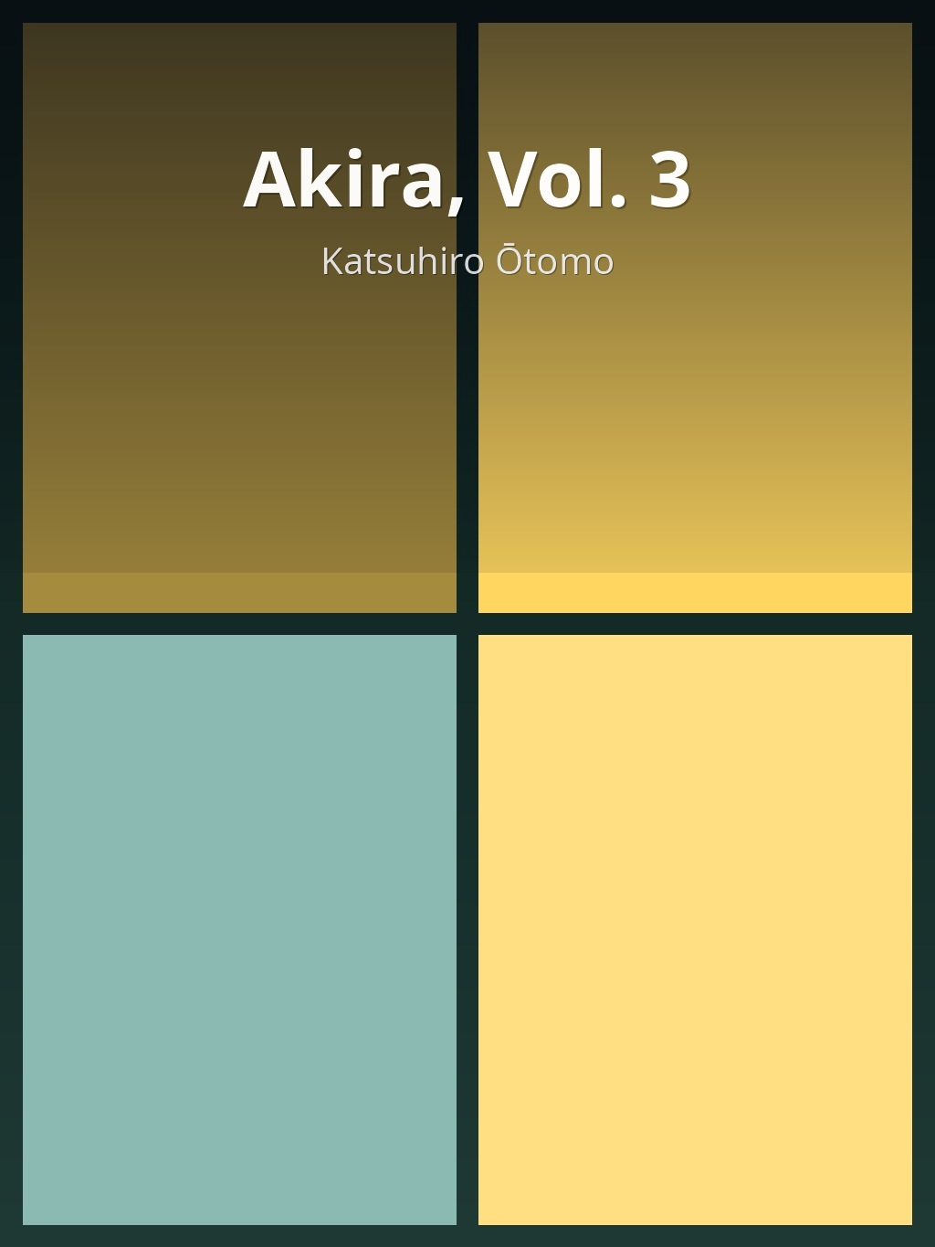 Akira, Vol. 3 by Katsuhiro Ōtomo book cover
